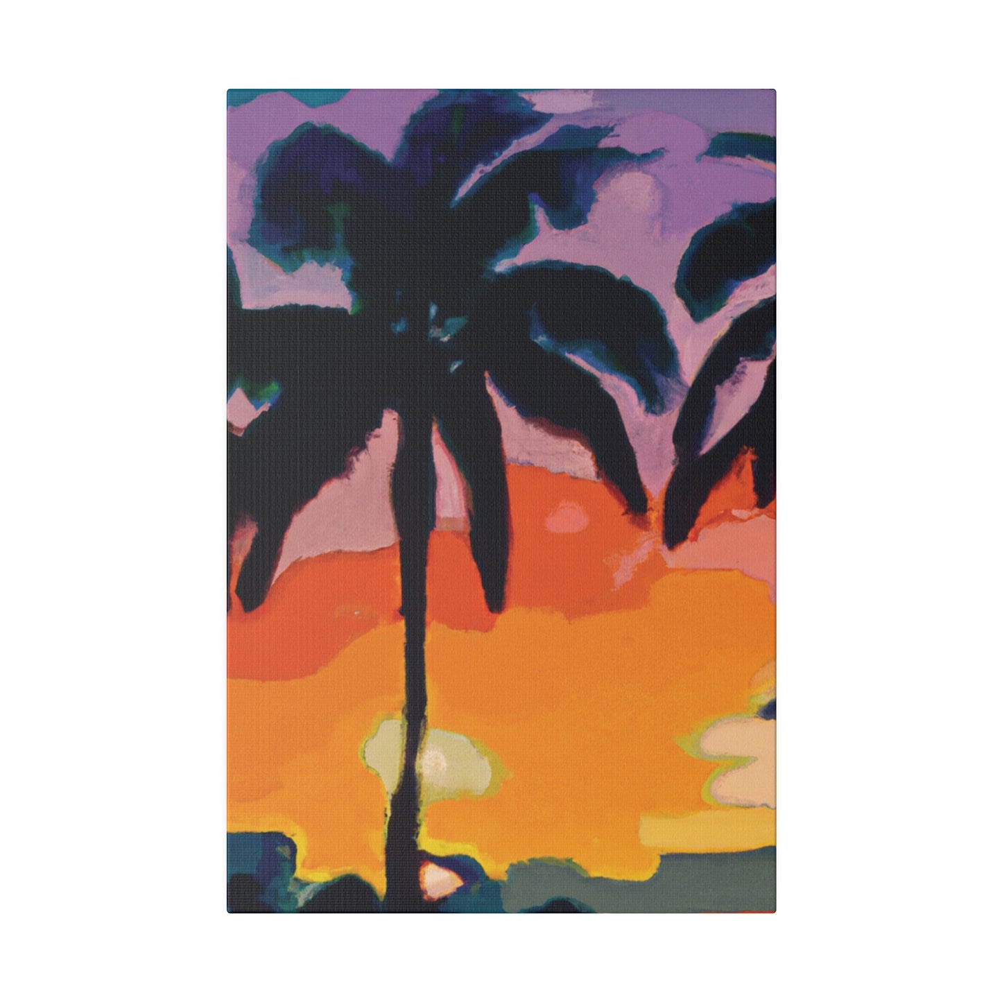 7875Z - Miami Beach Sunset Painting Print | Miami | Beach | Sunset | Poster | Home Decor | Wall Art | Canvas