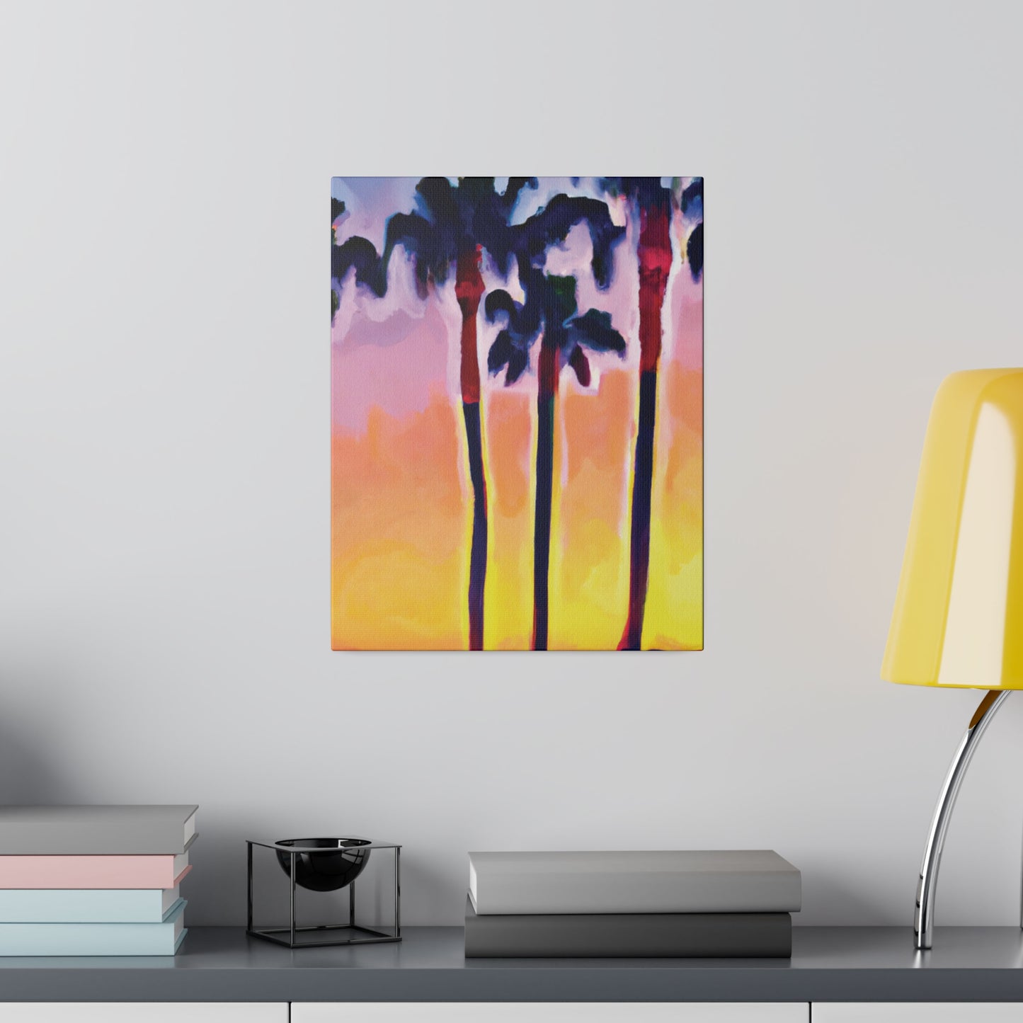 7116C - Miami Beach Sunset Painting Print | Miami | Beach | Sunset | Poster | Home Decor | Wall Art | Canvas