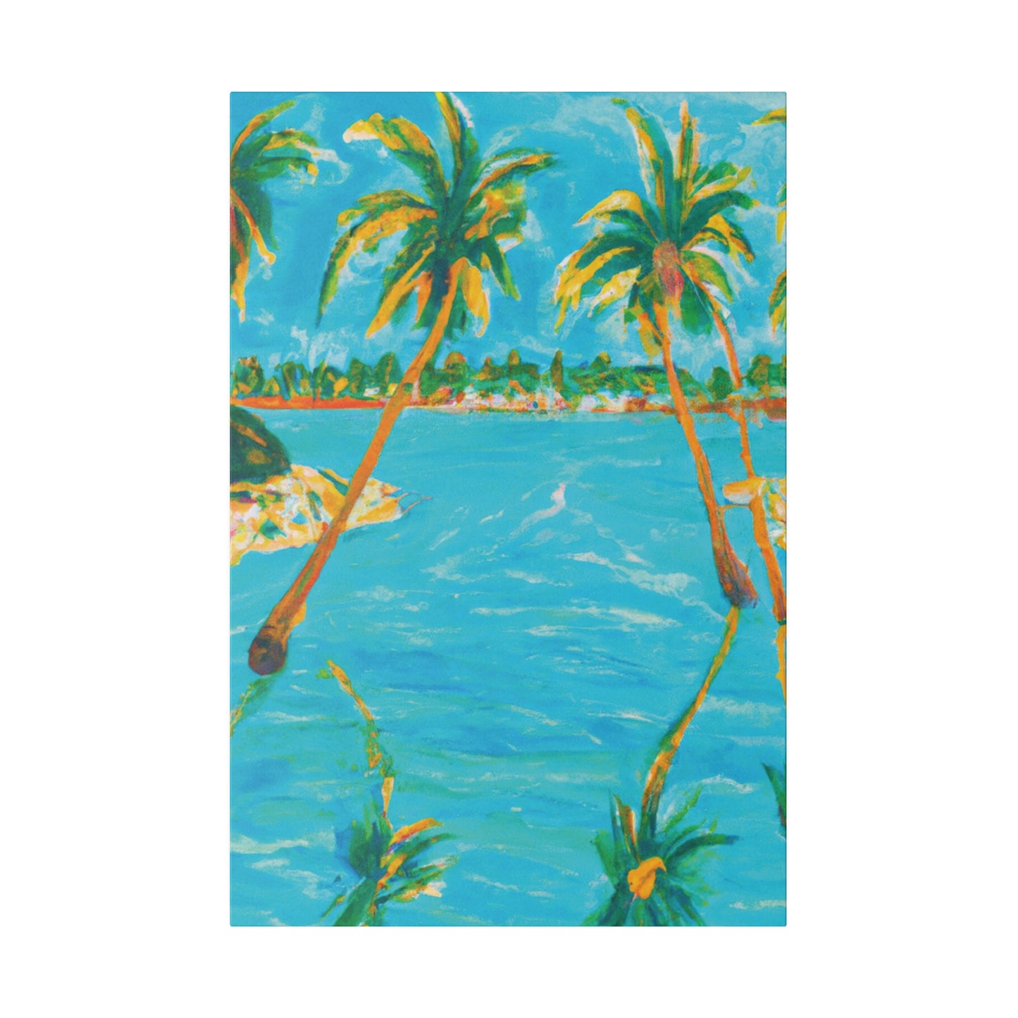 4338G - Bahamas Ocean Painting Print | Bahamas | Ocean | Beach | Poster | Home Decor | Wall Art | Canvas