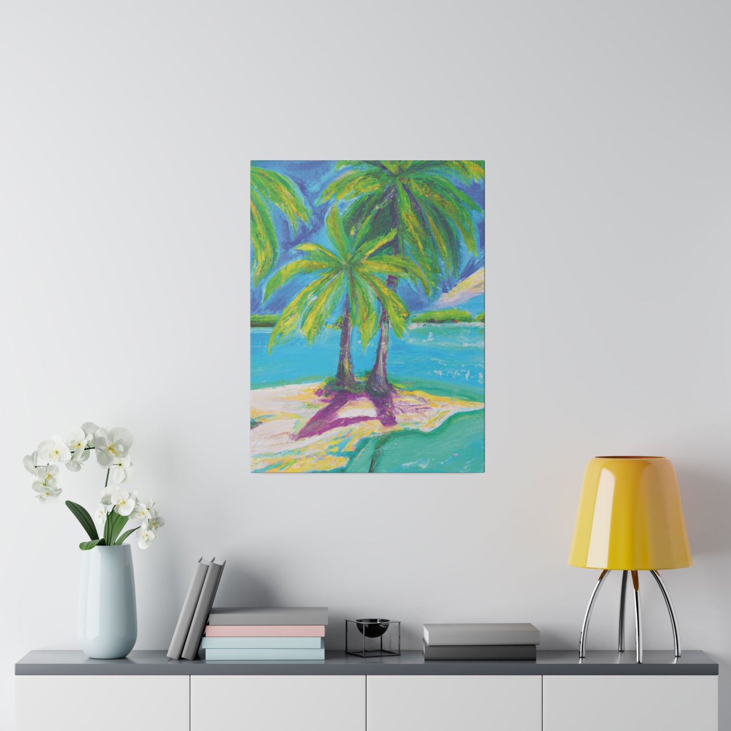 6632P - Bahamas Ocean Painting Print | Bahamas | Ocean | Beach | Poster | Home Decor | Wall Art | Canvas