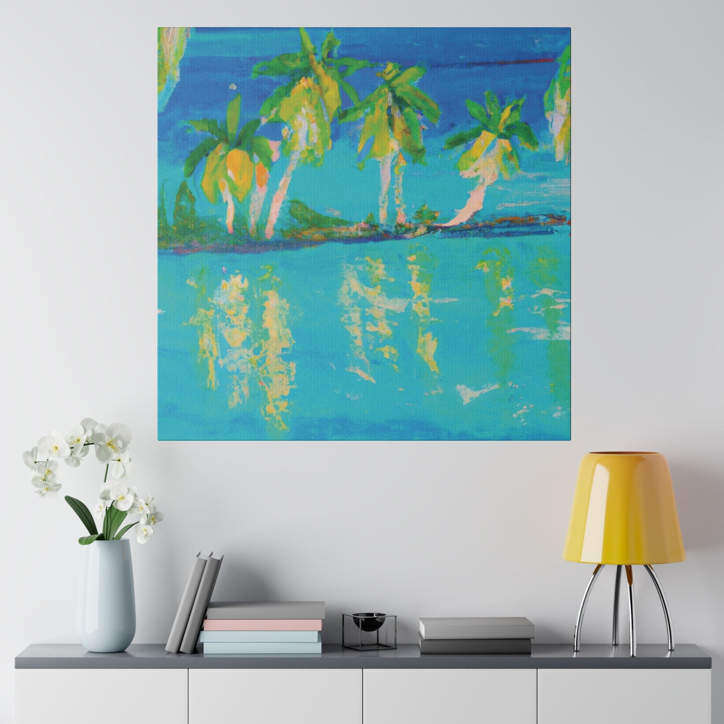 8637V - Bahamas Ocean Painting Print | Bahamas | Ocean | Beach | Poster | Home Decor | Wall Art | Canvas