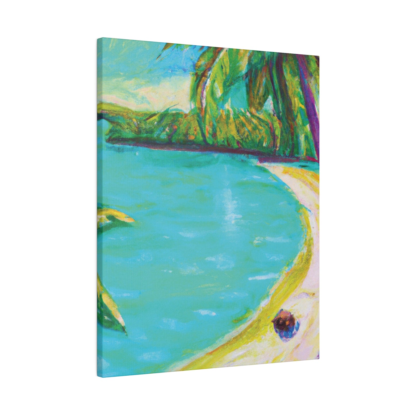 2421K - Bahamas Ocean Painting Print | Bahamas | Ocean | Beach | Poster | Home Decor | Wall Art | Canvas