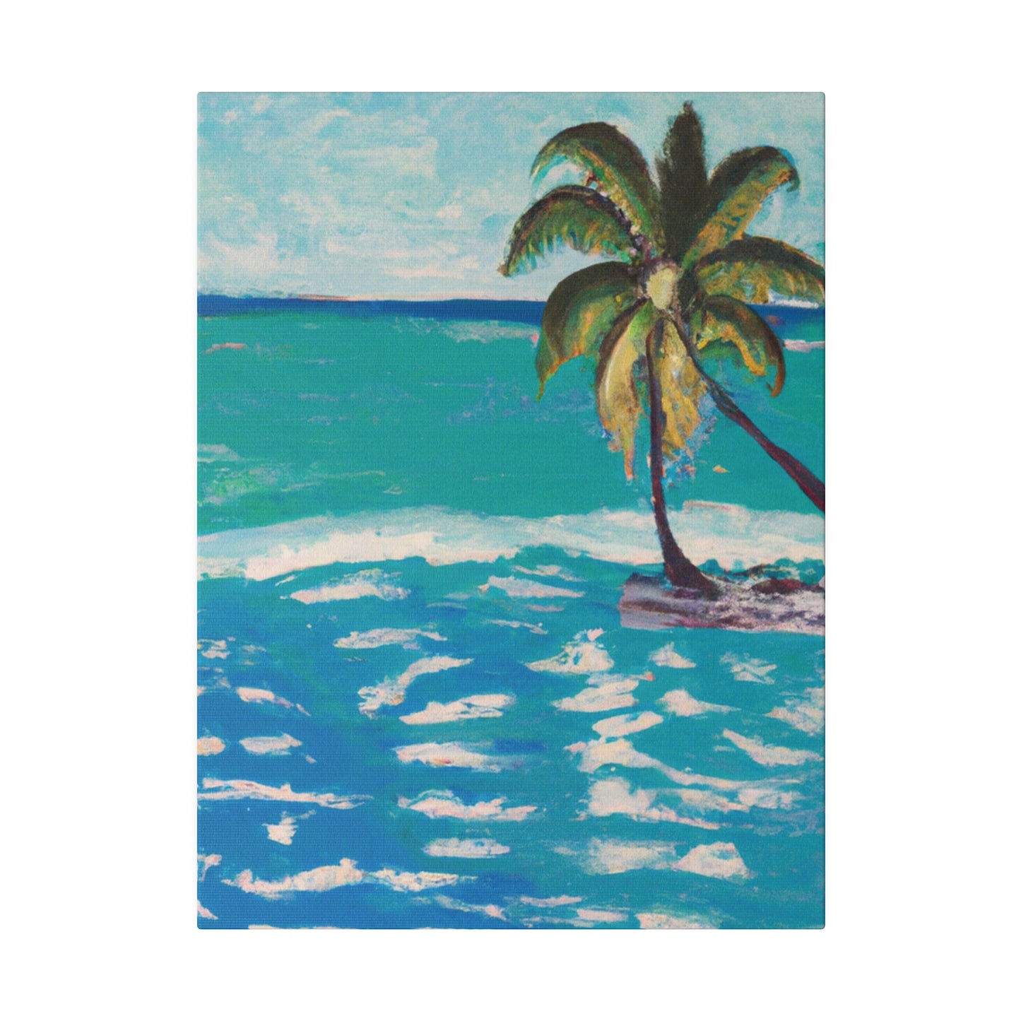 4081V - Bahamas Ocean Painting Print | Bahamas | Ocean | Beach | Poster | Home Decor | Wall Art | Canvas