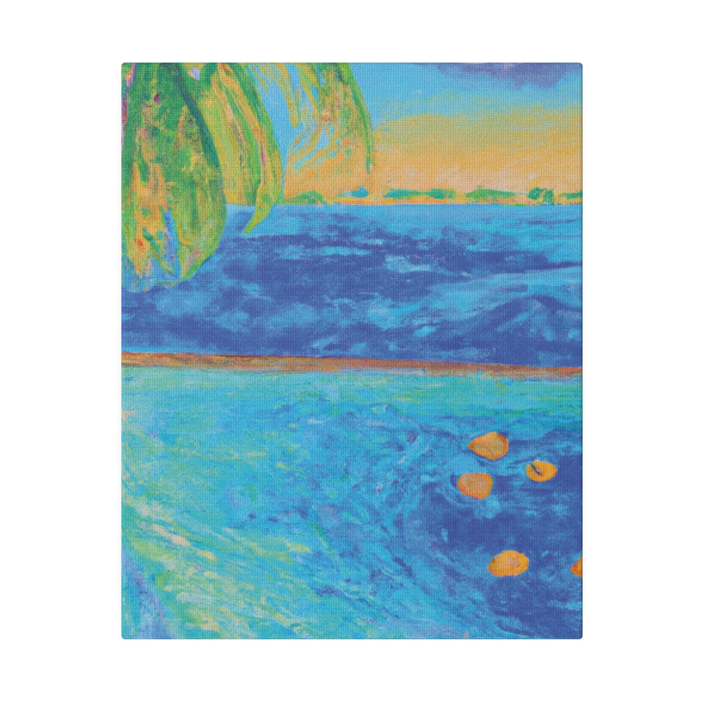 4268O - Bahamas Ocean Painting Print | Bahamas | Ocean | Beach | Poster | Home Decor | Wall Art | Canvas