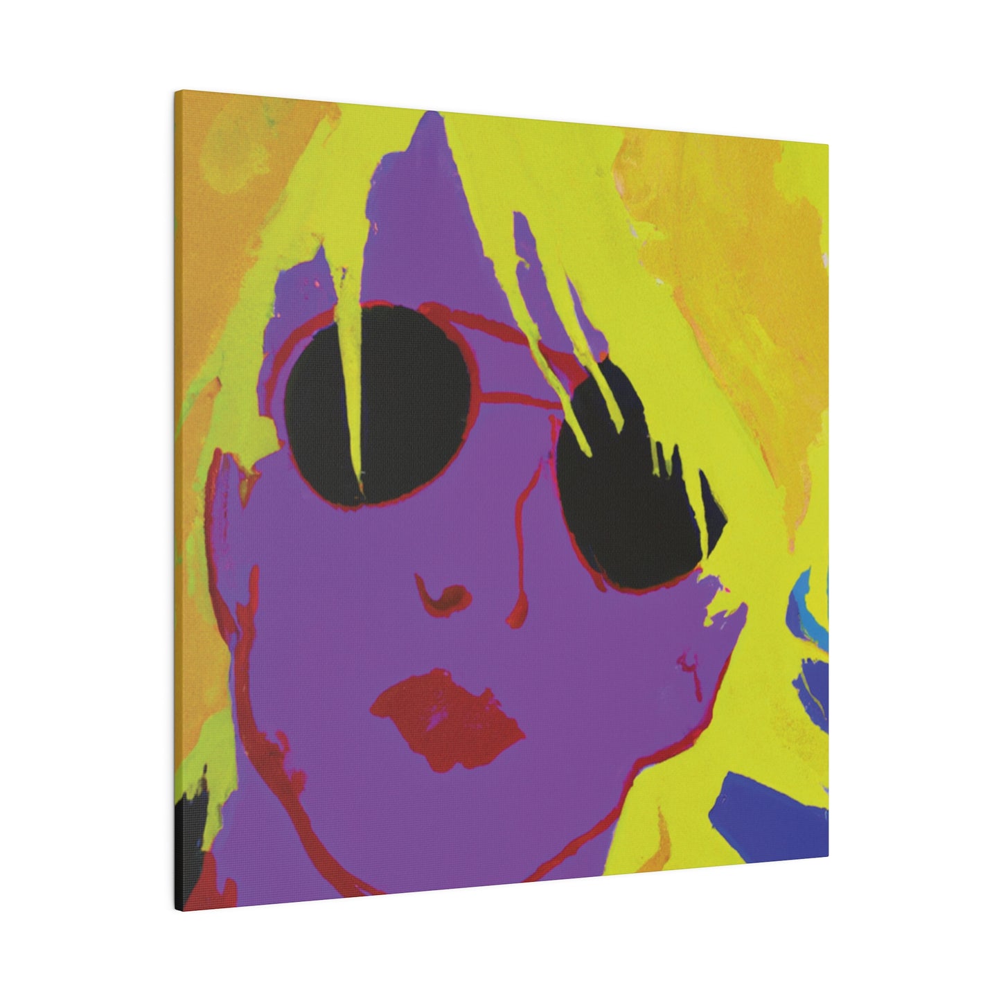 3022A - Rockstar Painting Print | Face | Abstract | Poster | Home Decor | Wall Art | Music Art | Canvas