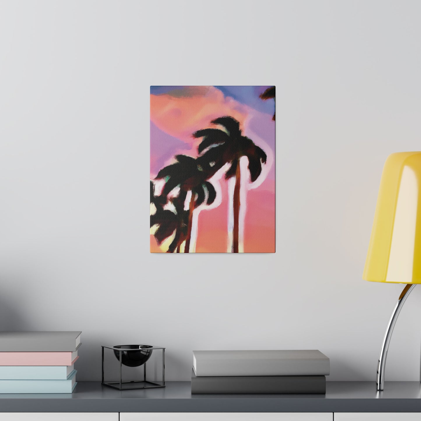 3563H - Miami Beach Sunset Painting Print | Miami | Beach | Sunset | Poster | Home Decor | Wall Art | Canvas