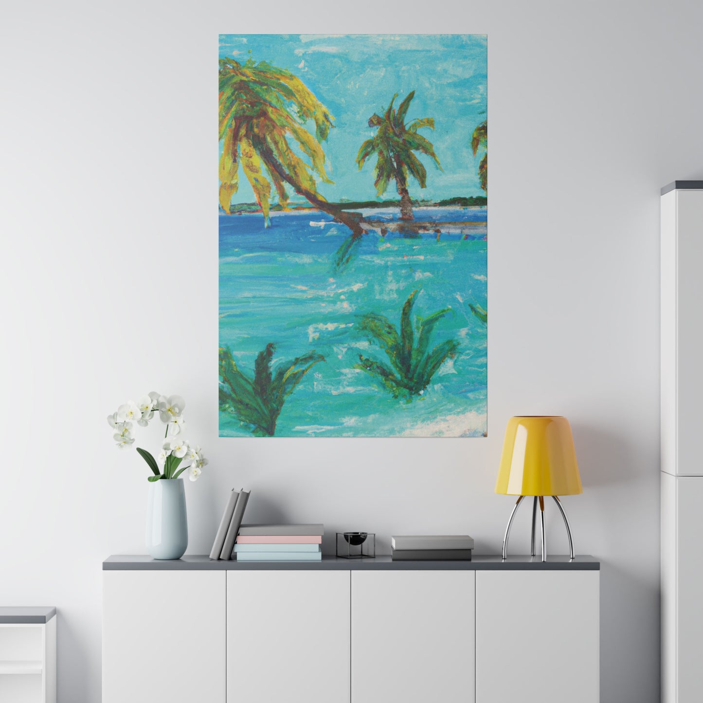 3256T - Bahamas Ocean Painting Print | Bahamas | Ocean | Beach | Poster | Home Decor | Wall Art | Canvas