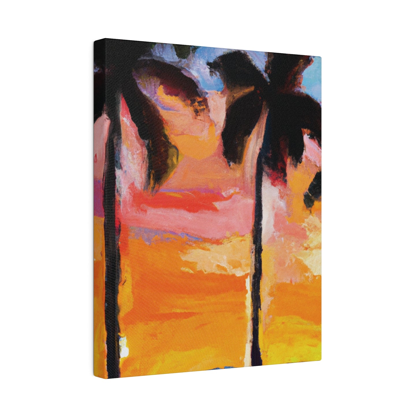 3236E - Miami Beach Sunset Painting Print | Miami | Beach | Sunset | Poster | Home Decor | Wall Art | Canvas