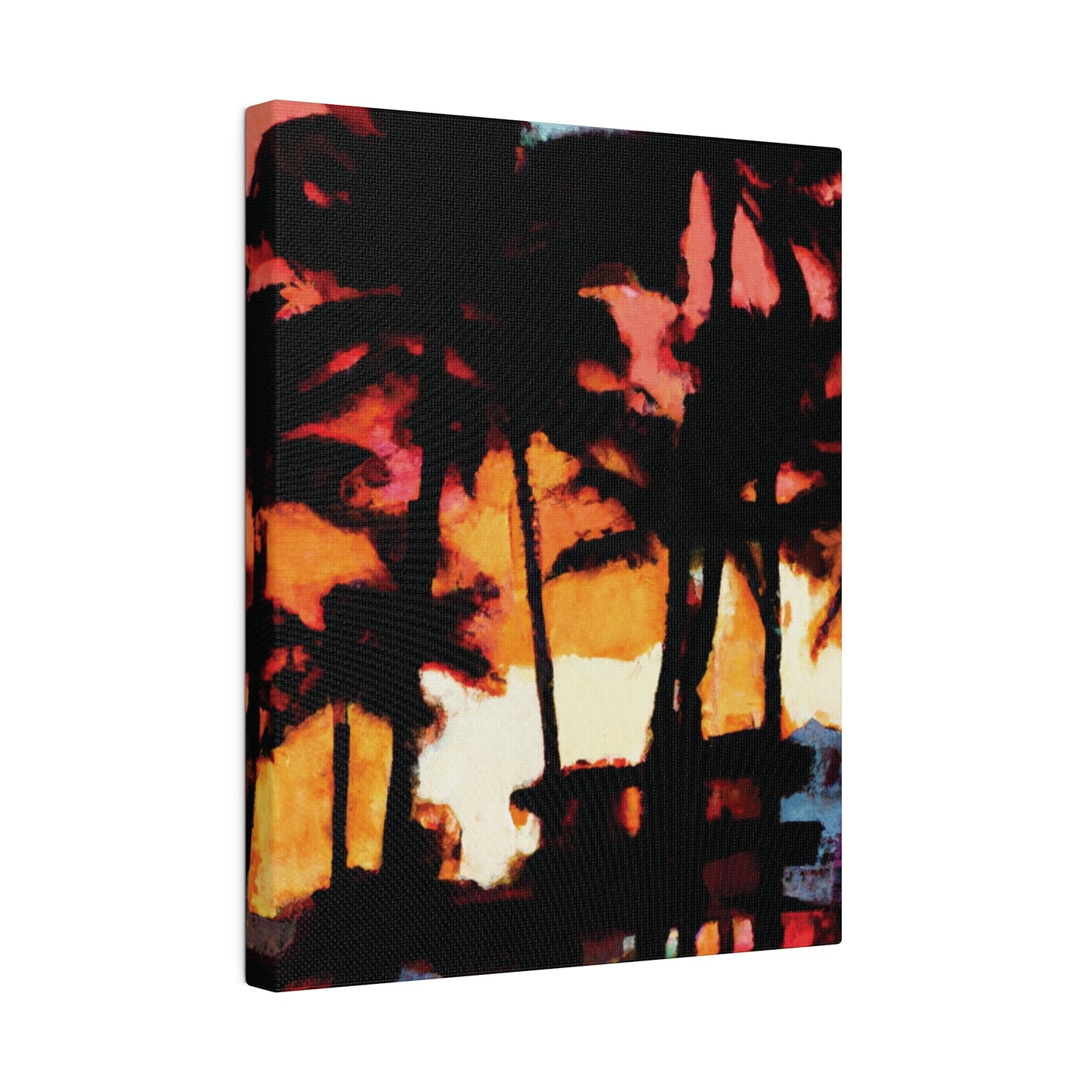 8498K - Miami Beach Sunset Painting Print | Miami | Beach | Sunset | Poster | Home Decor | Wall Art | Canvas