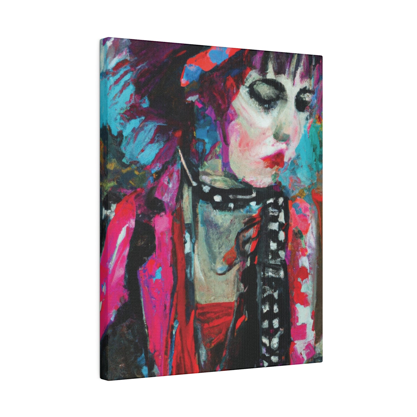 9225T - Rockstar Oil Painting Style Print | Poster | Home Decor | Wall Art | Music Art | Canvas