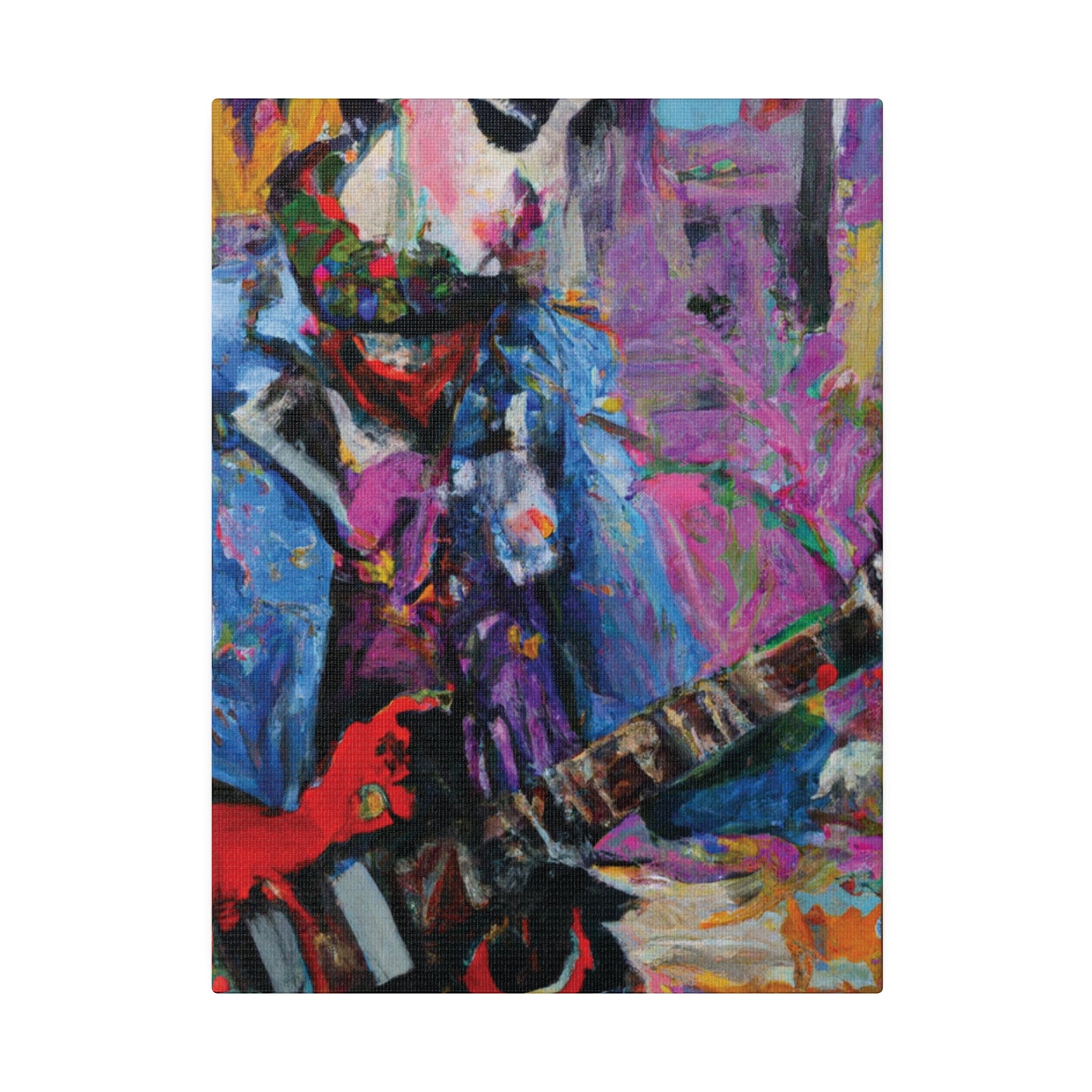 9210O - Rockstar Oil Painting Style Print | Poster | Home Decor | Wall Art | Music Art | Canvas
