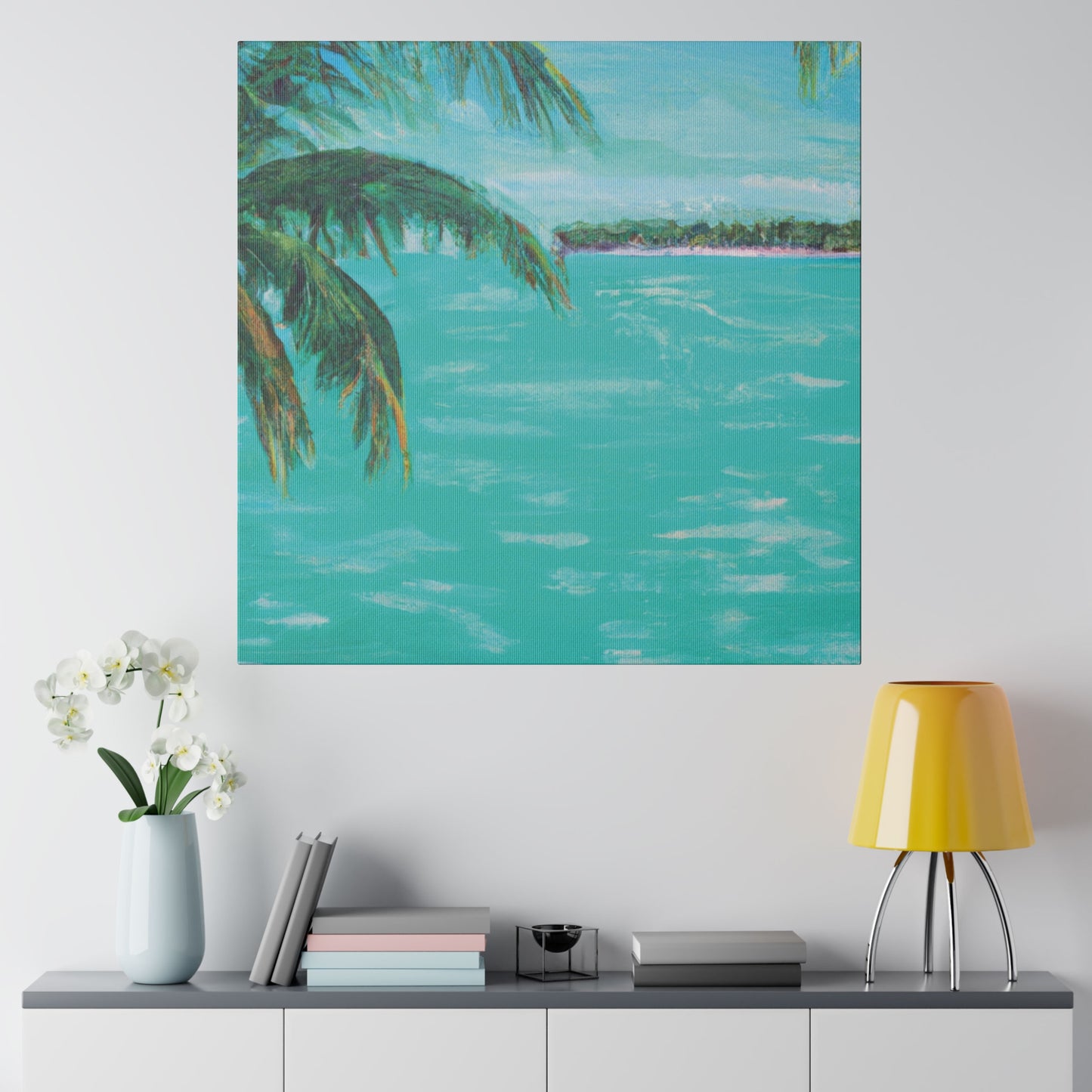 362P - Bahamas Ocean Painting Print | Bahamas | Ocean | Beach | Poster | Home Decor | Wall Art | Canvas