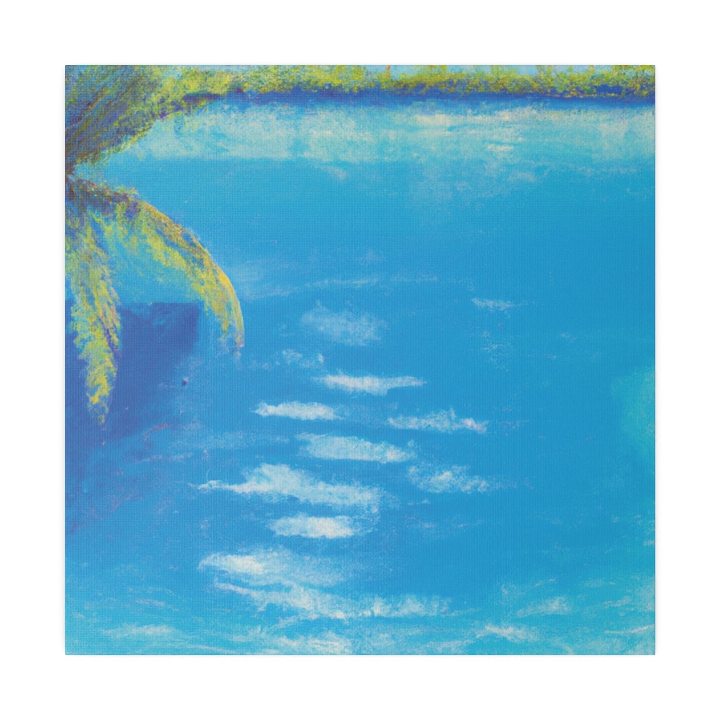 9819K - Bahamas Ocean Painting Print | Bahamas | Ocean | Beach | Poster | Home Decor | Wall Art | Canvas