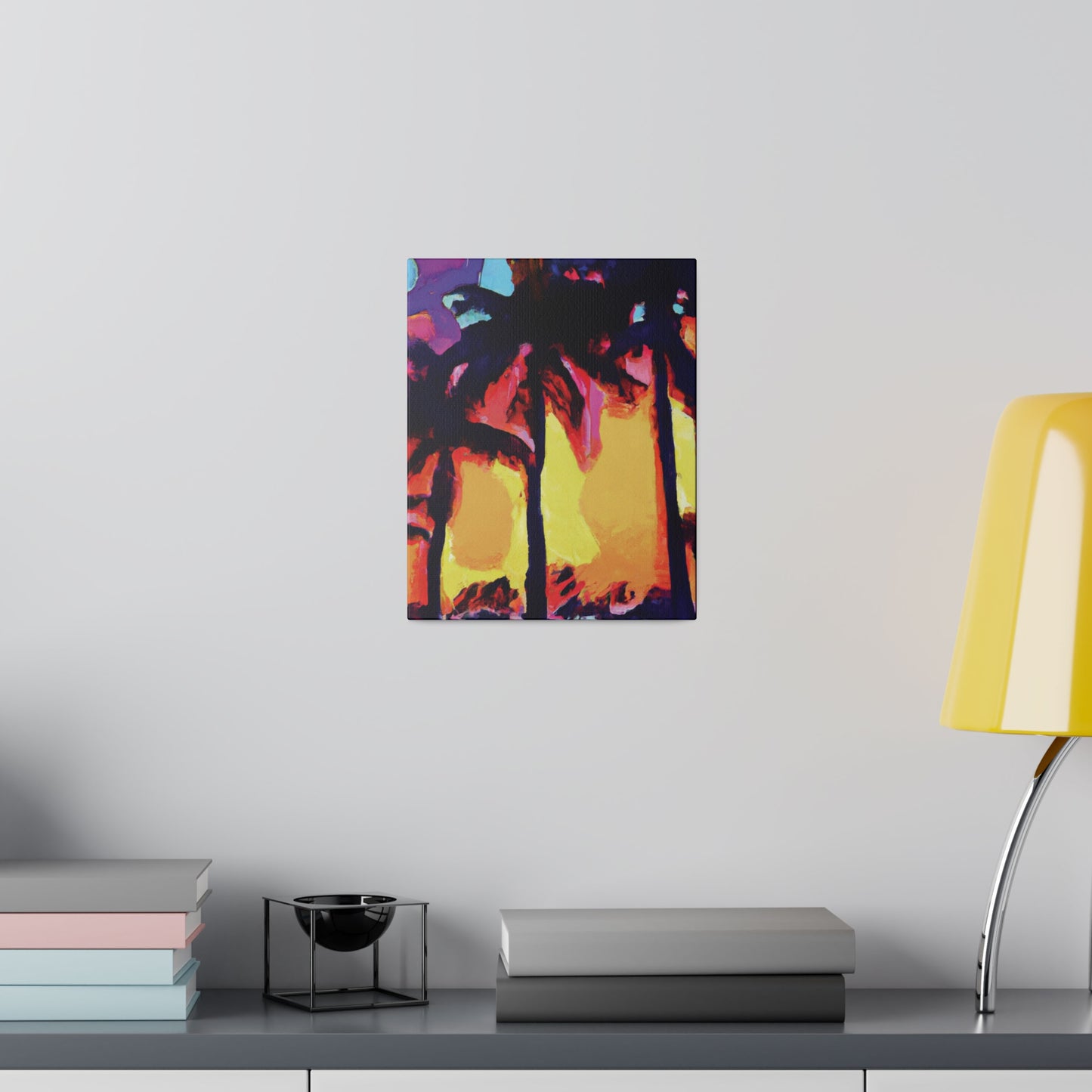 7278A - Miami Beach Sunset Painting Print | Miami | Beach | Sunset | Poster | Home Decor | Wall Art | Canvas