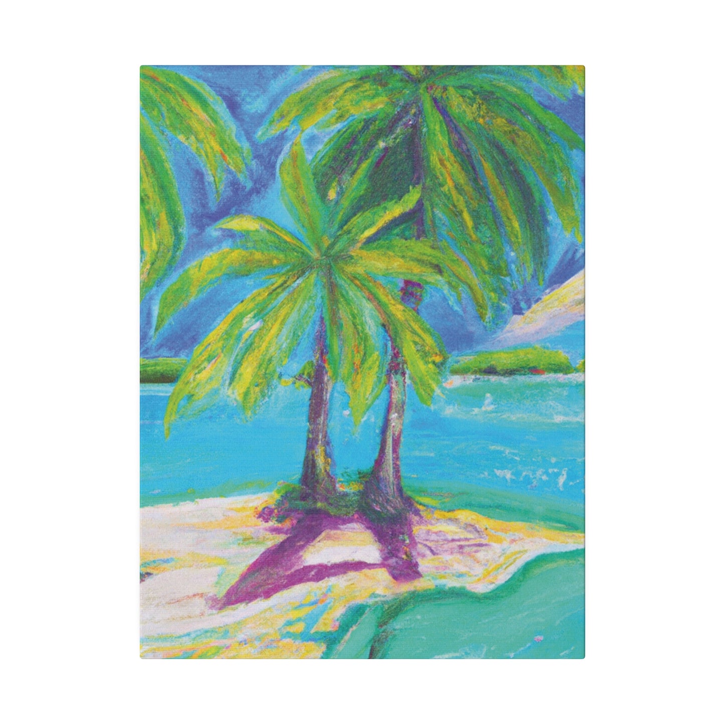 6632P - Bahamas Ocean Painting Print | Bahamas | Ocean | Beach | Poster | Home Decor | Wall Art | Canvas