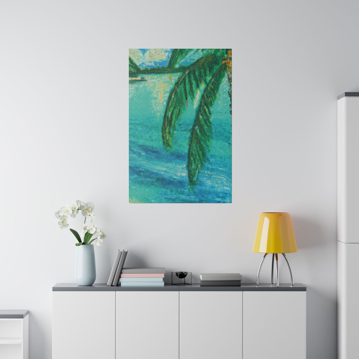 7714W - Bahamas Ocean Painting Print | Bahamas | Ocean | Beach | Poster | Home Decor | Wall Art | Canvas