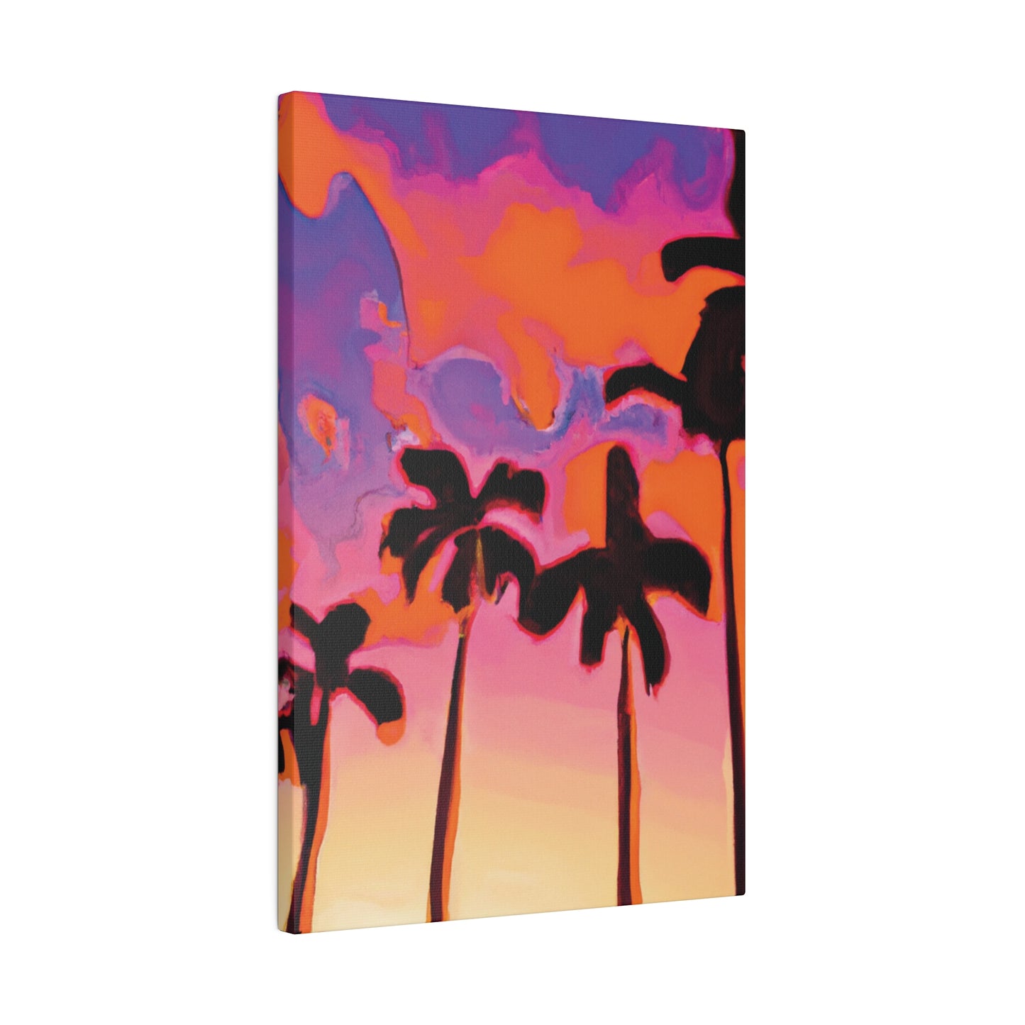 7182U - Miami Beach Sunset Painting Print | Miami | Beach | Sunset | Poster | Home Decor | Wall Art | Canvas