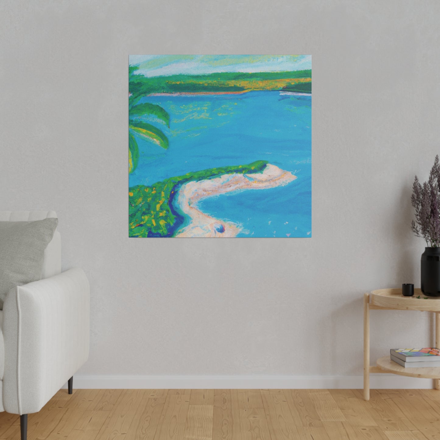 4895I - Bahamas Ocean Painting Print | Bahamas | Ocean | Beach | Poster | Home Decor | Wall Art | Canvas