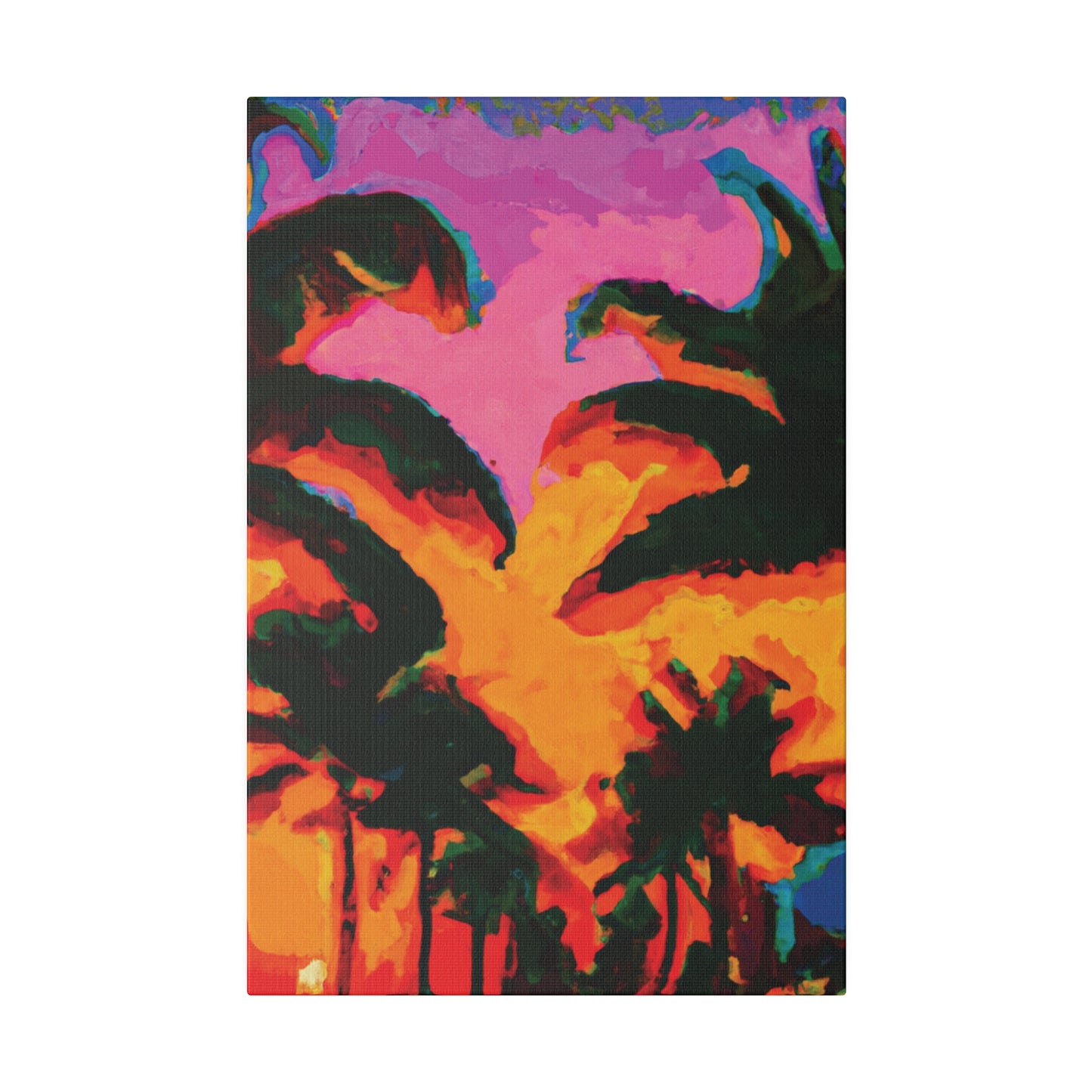 223L - Miami Beach Sunset Painting Print | Miami | Beach | Sunset | Poster | Home Decor | Wall Art | Canvas