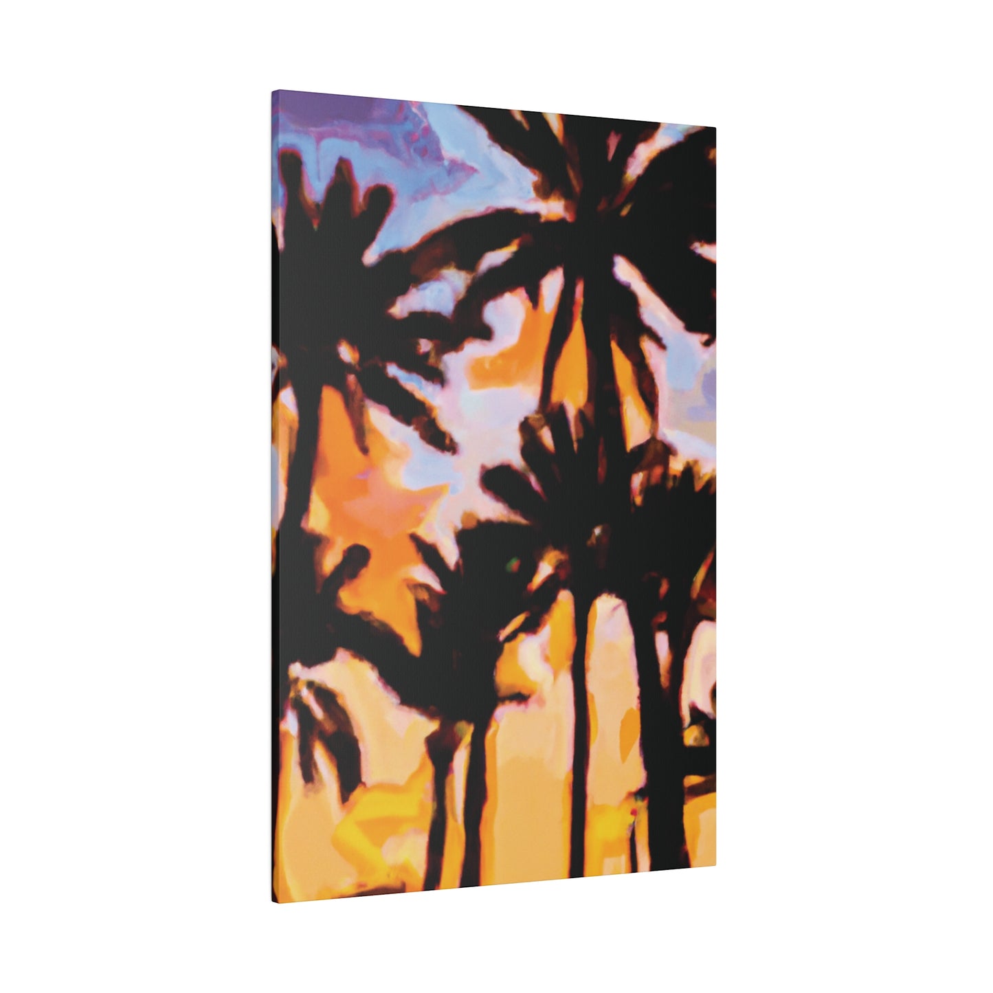 6159K - Miami Beach Sunset Painting Print | Miami | Beach | Sunset | Poster | Home Decor | Wall Art | Canvas