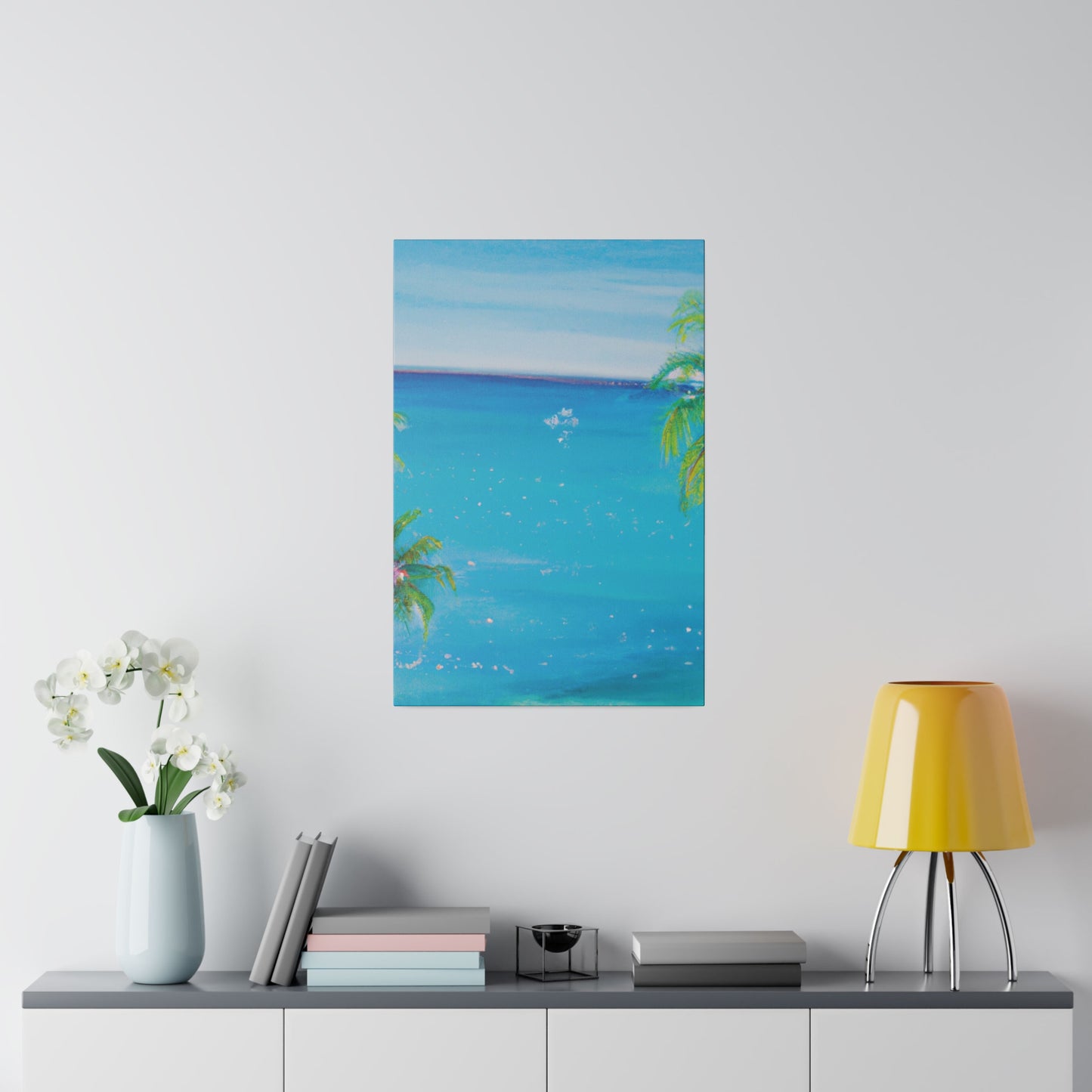 5683U - Bahamas Ocean Painting Print | Bahamas | Ocean | Beach | Poster | Home Decor | Wall Art | Canvas
