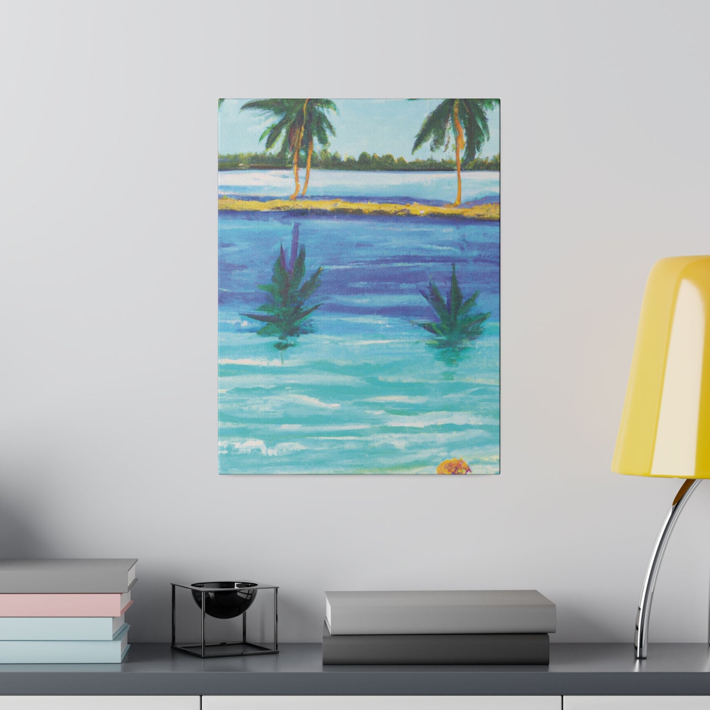 9768P - Bahamas Ocean Painting Print | Bahamas | Ocean | Beach | Poster | Home Decor | Wall Art | Canvas