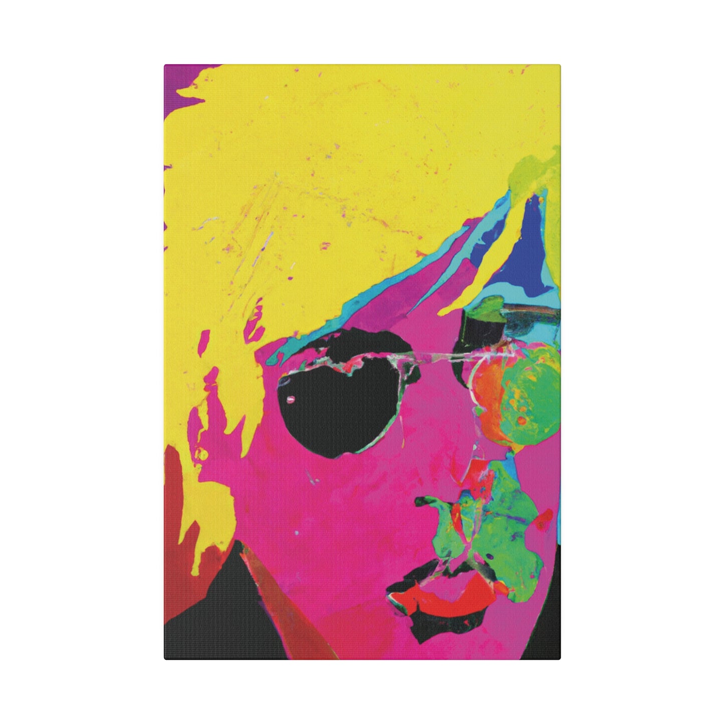 7141U - Rockstar Painting Print | Face | Abstract | Poster | Home Decor | Wall Art | Music Art | Canvas