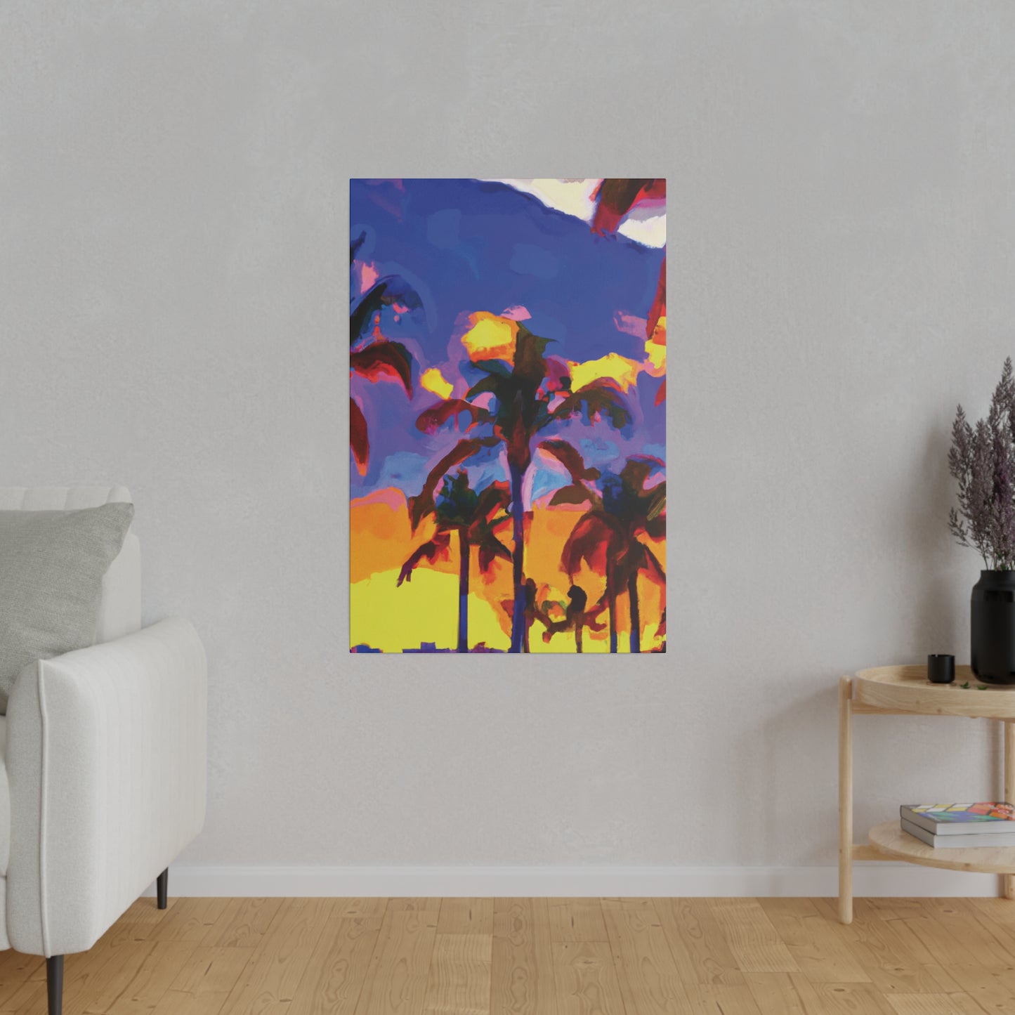 3162U - Miami Beach Sunset Painting Print | Miami | Beach | Sunset | Poster | Home Decor | Wall Art | Canvas