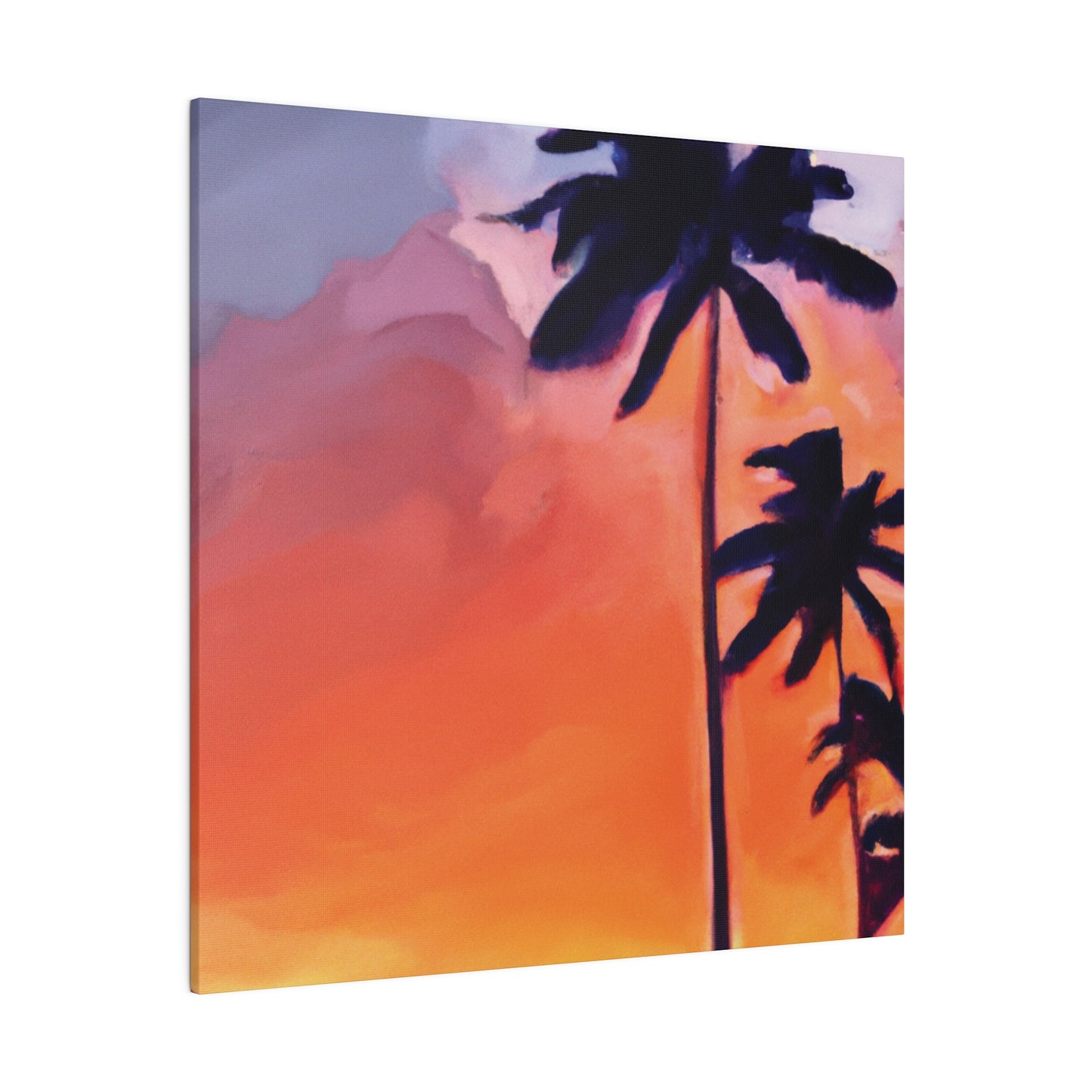 8625A - Miami Beach Sunset Painting Print | Miami | Beach | Sunset | Poster | Home Decor | Wall Art | Canvas