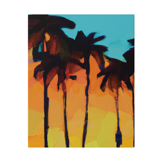 3606O - Miami Beach Sunset Painting Print | Miami | Beach | Sunset | Poster | Home Decor | Wall Art | Canvas