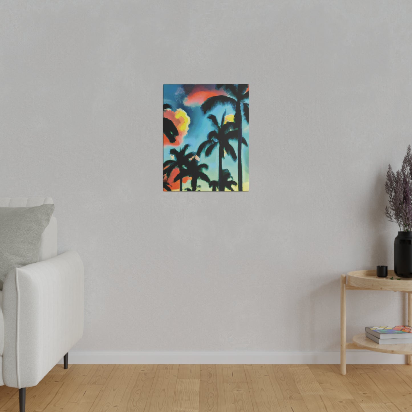 8724W - Miami Beach Sunset Painting Print | Miami | Beach | Sunset | Poster | Home Decor | Wall Art | Canvas