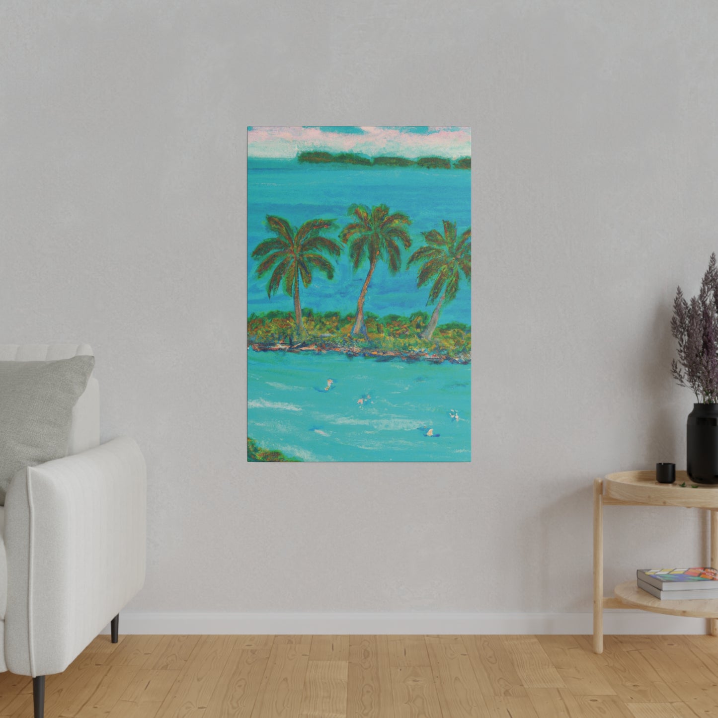 4205N - Bahamas Ocean Painting Print | Bahamas | Ocean | Beach | Poster | Home Decor | Wall Art | Canvas