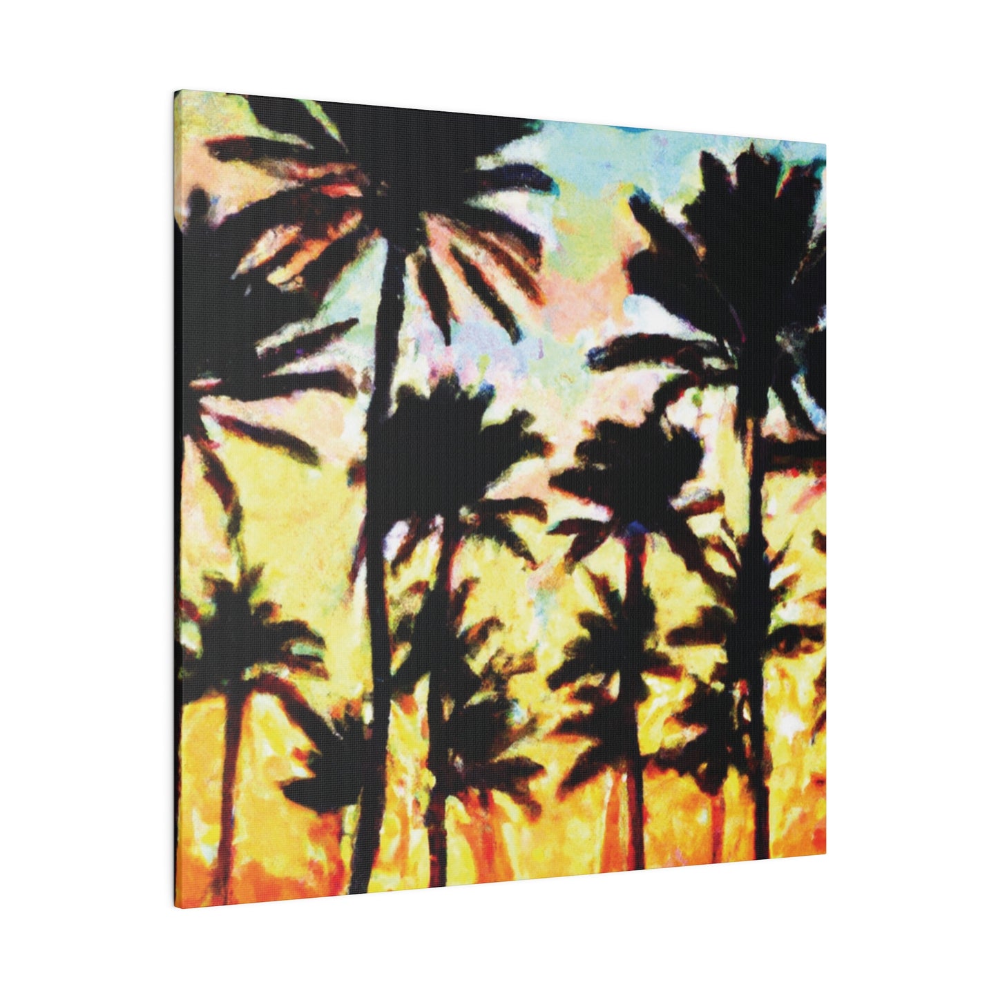 4555V - Miami Beach Sunset Painting Print | Miami | Beach | Sunset | Poster | Home Decor | Wall Art | Canvas