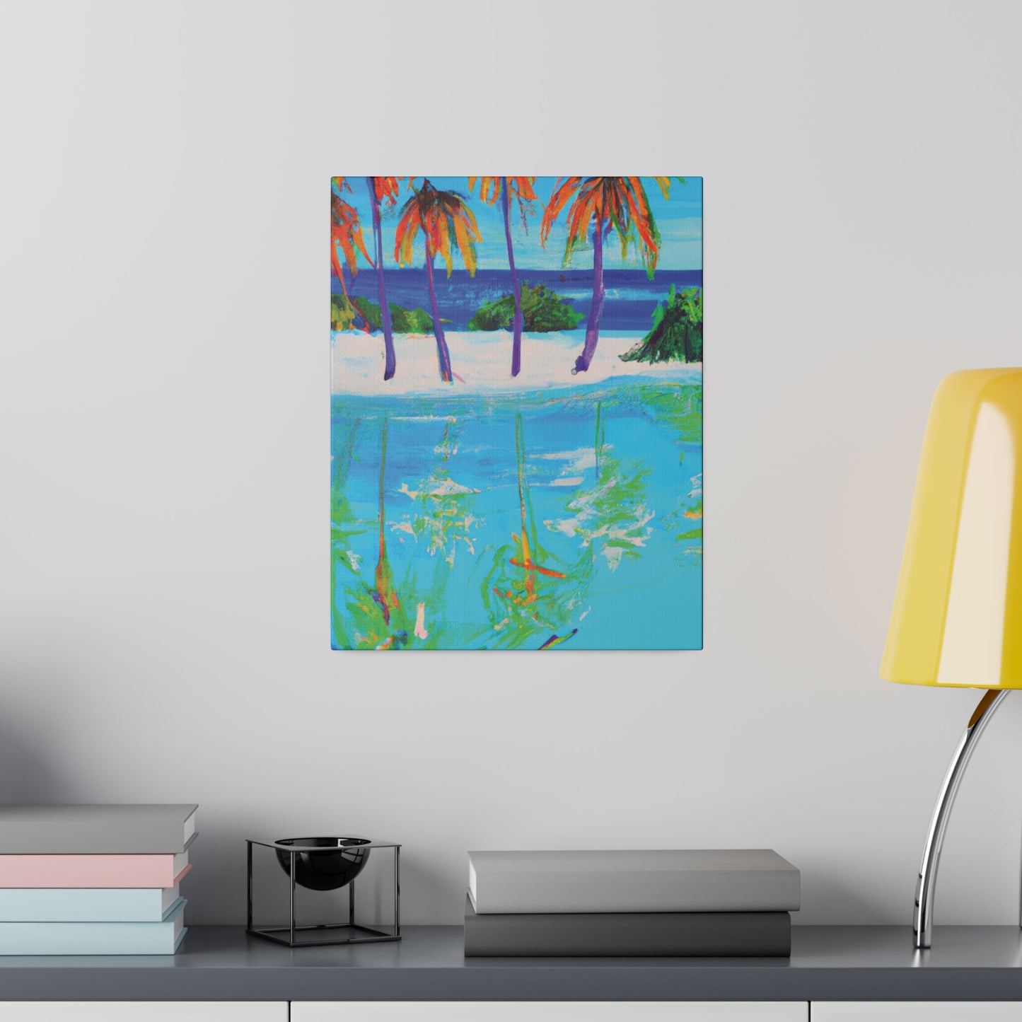 4518F - Bahamas Ocean Painting Print | Bahamas | Ocean | Beach | Poster | Home Decor | Wall Art | Canvas