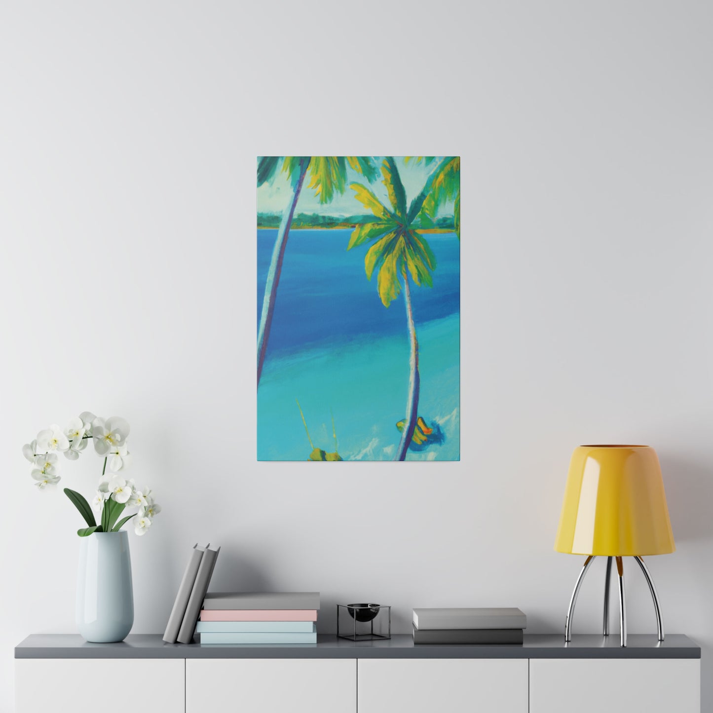 7593L - Bahamas Ocean Painting Print | Bahamas | Ocean | Beach | Poster | Home Decor | Wall Art | Canvas