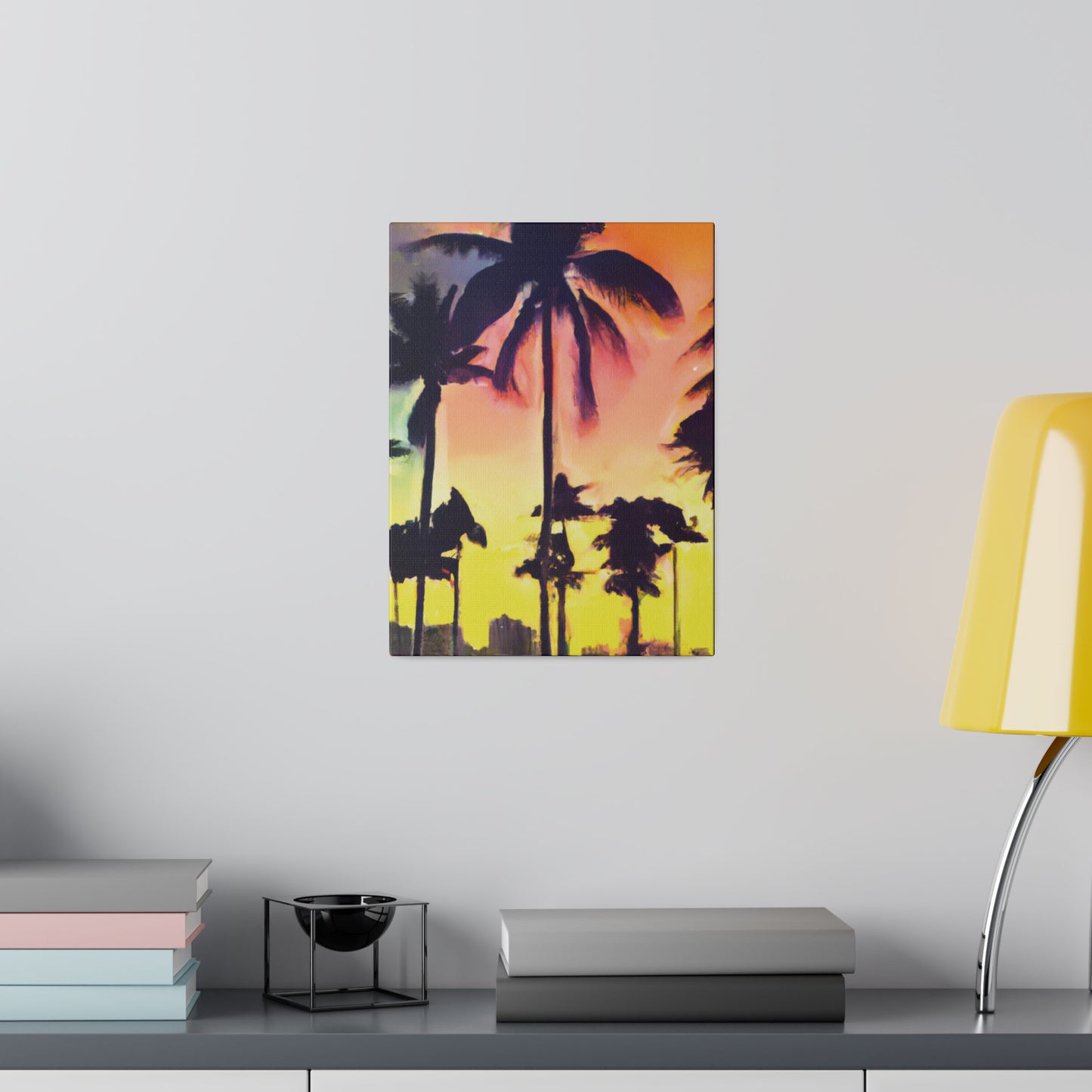 5608P - Miami Beach Sunset Painting Print | Miami | Beach | Sunset | Poster | Home Decor | Wall Art | Canvas