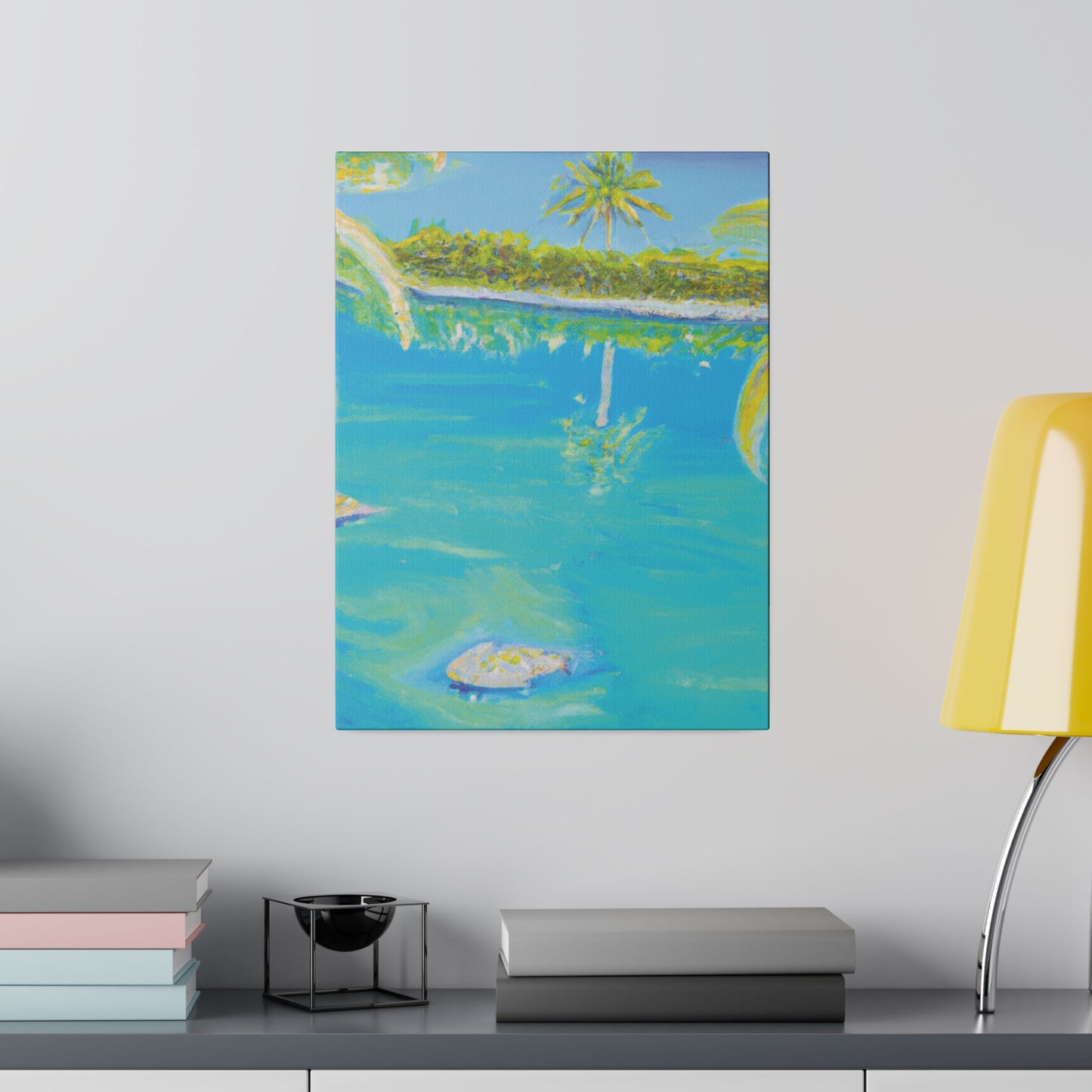 9546V - Bahamas Ocean Painting Print | Bahamas | Ocean | Beach | Poster | Home Decor | Wall Art | Canvas