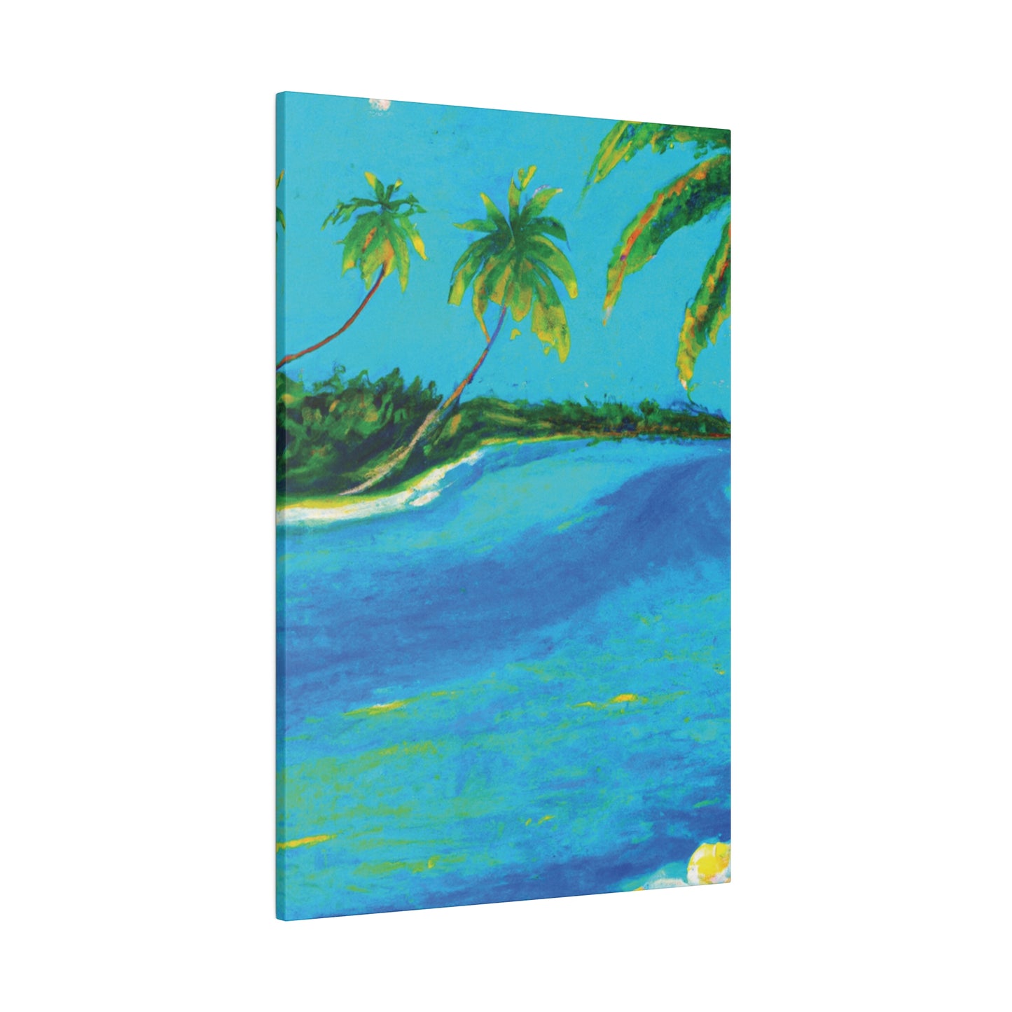 5491K - Bahamas Ocean Painting Print | Bahamas | Ocean | Beach | Poster | Home Decor | Wall Art | Canvas