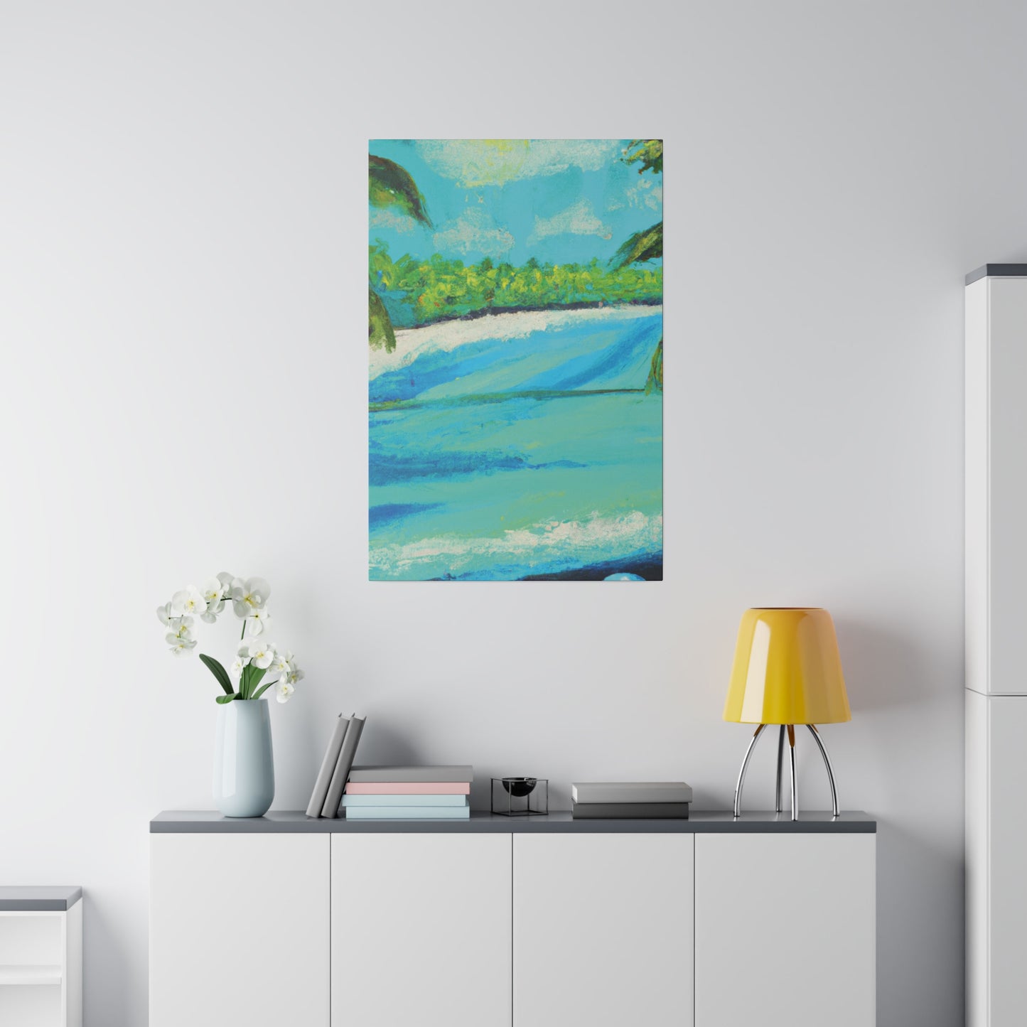 10781G - Bahamas Ocean Painting Print | Bahamas | Ocean | Beach | Poster | Home Decor | Wall Art | Canvas