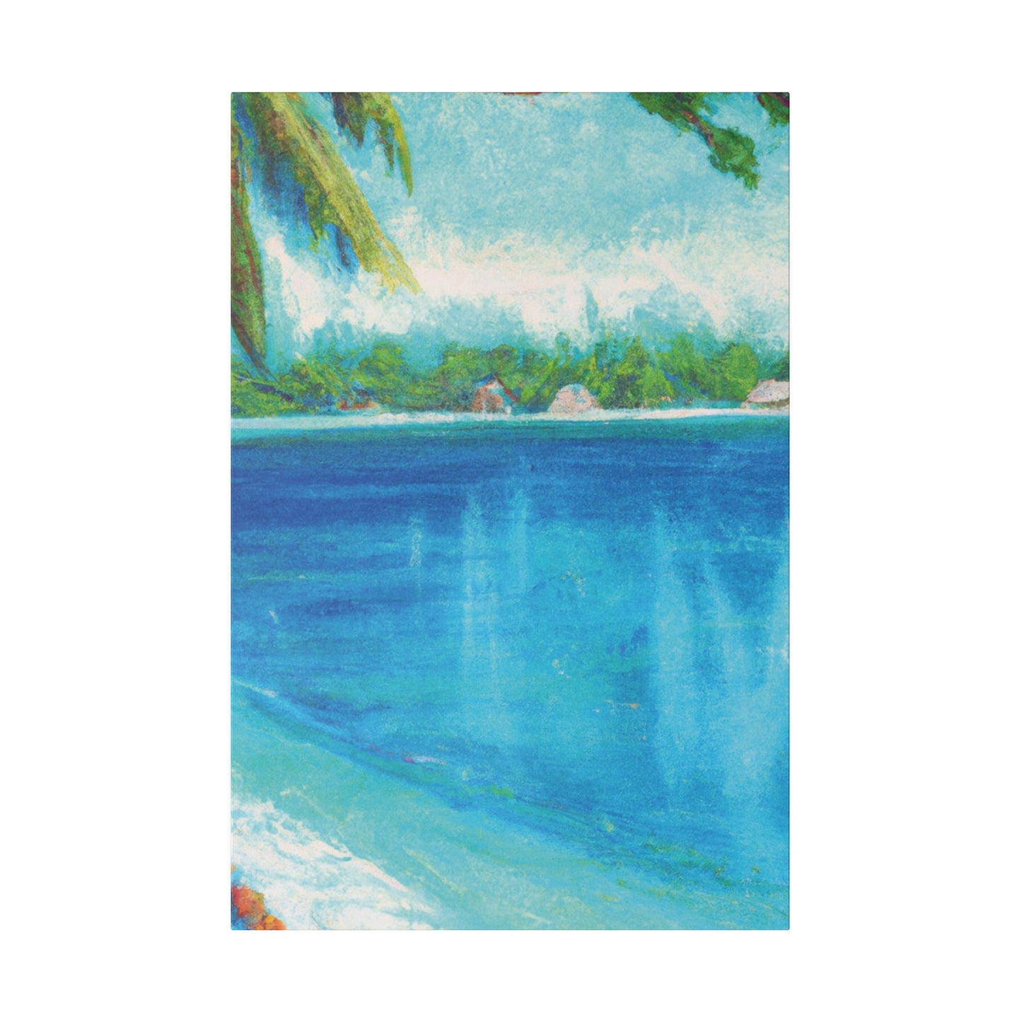3198N - Bahamas Ocean Painting Print | Bahamas | Ocean | Beach | Poster | Home Decor | Wall Art | Canvas