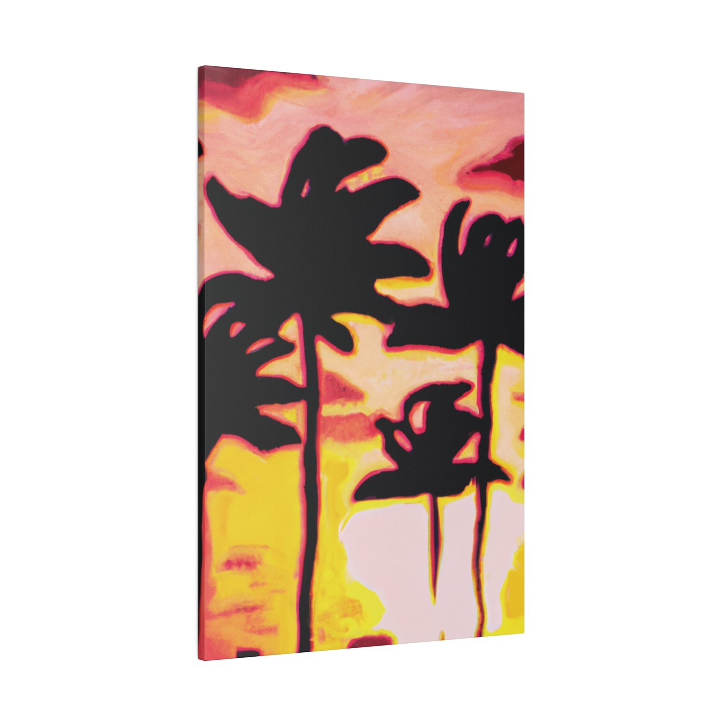9329P - Miami Beach Sunset Painting Print | Miami | Beach | Sunset | Poster | Home Decor | Wall Art | Canvas