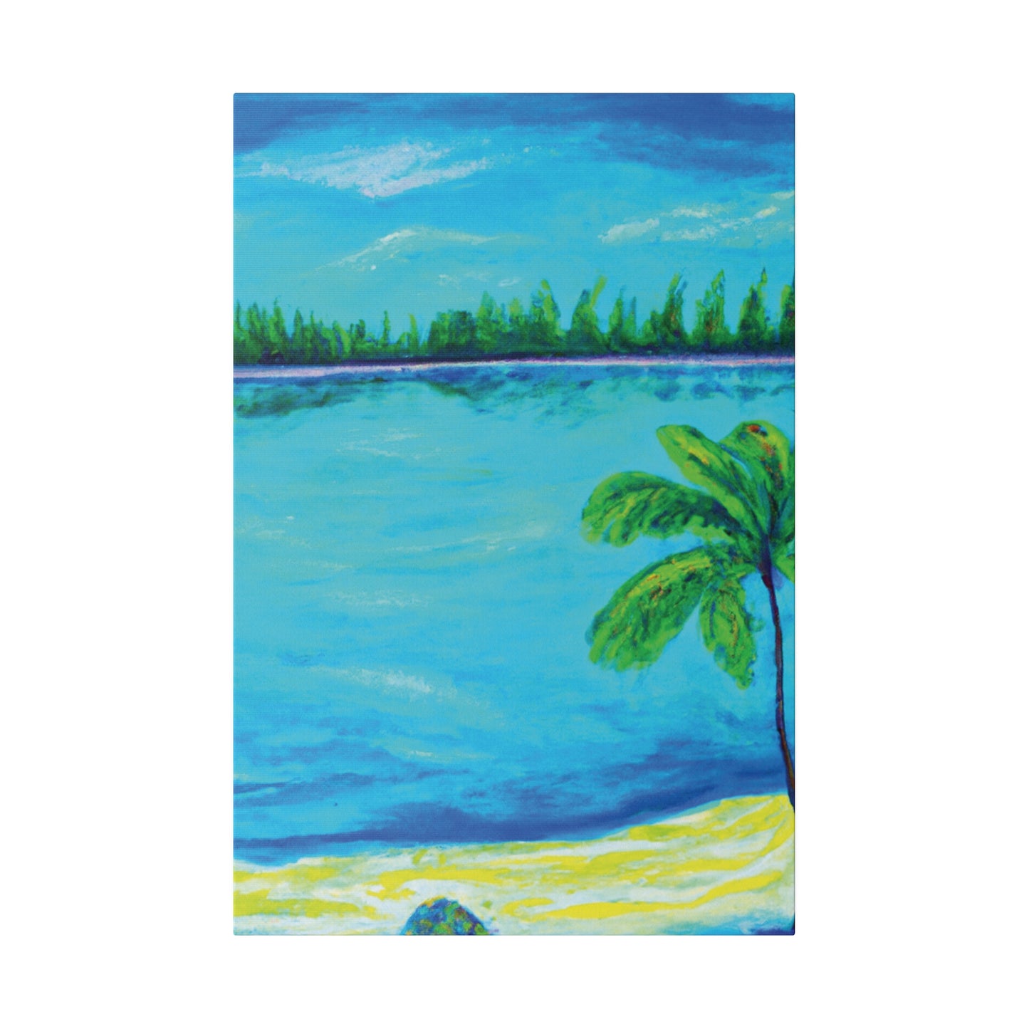 7122L - Bahamas Ocean Painting Print | Bahamas | Ocean | Beach | Poster | Home Decor | Wall Art | Canvas