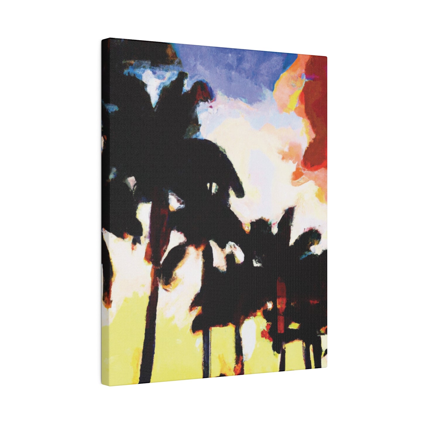 9127M - Miami Beach Sunset Painting Print | Miami | Beach | Sunset | Poster | Home Decor | Wall Art | Canvas