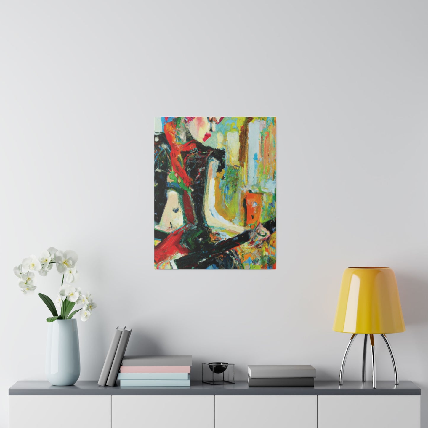 4824H - Rockstar Oil Painting Style Print | Poster | Home Decor | Wall Art | Music Art | Canvas