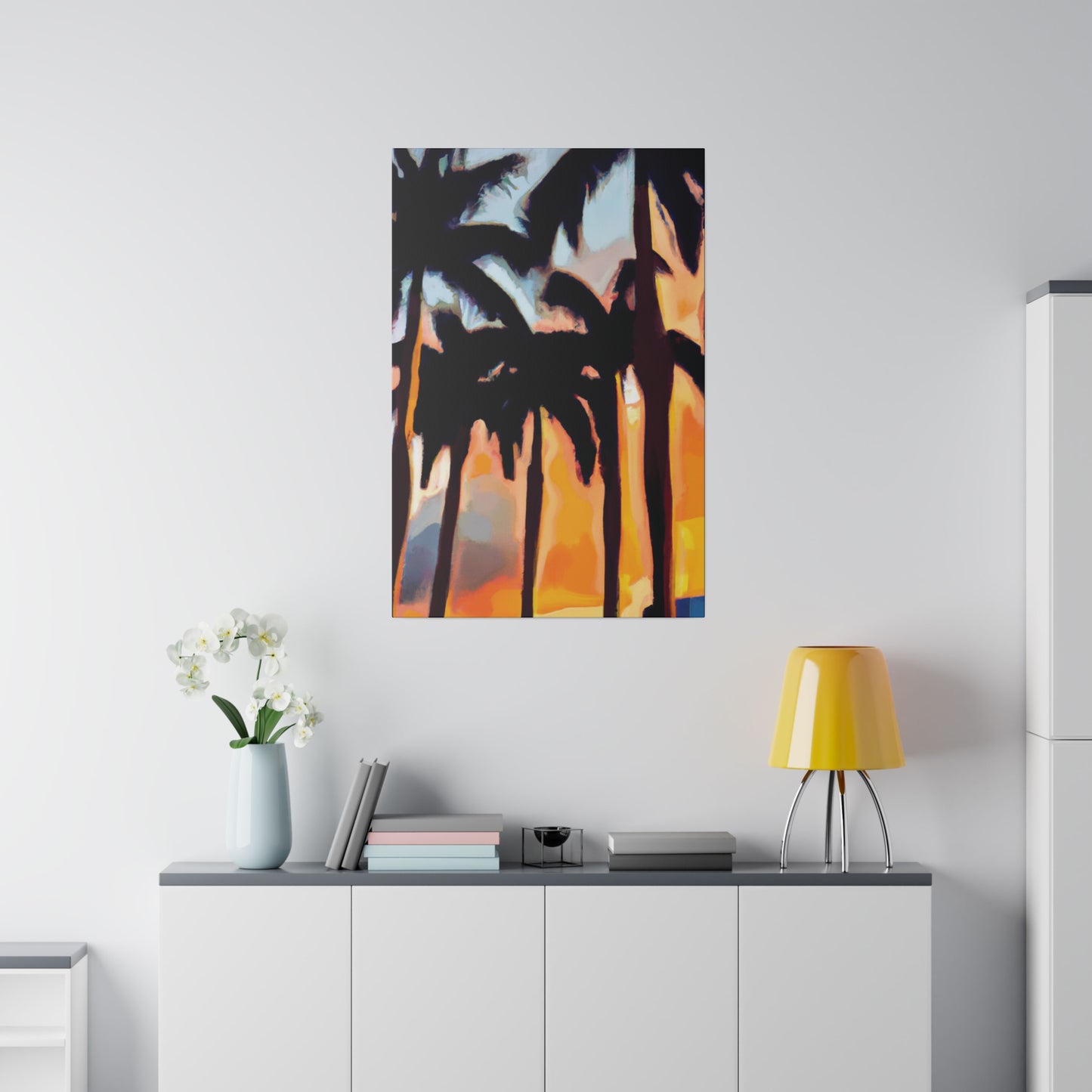 5642H - Miami Beach Sunset Painting Print | Miami | Beach | Sunset | Poster | Home Decor | Wall Art | Canvas