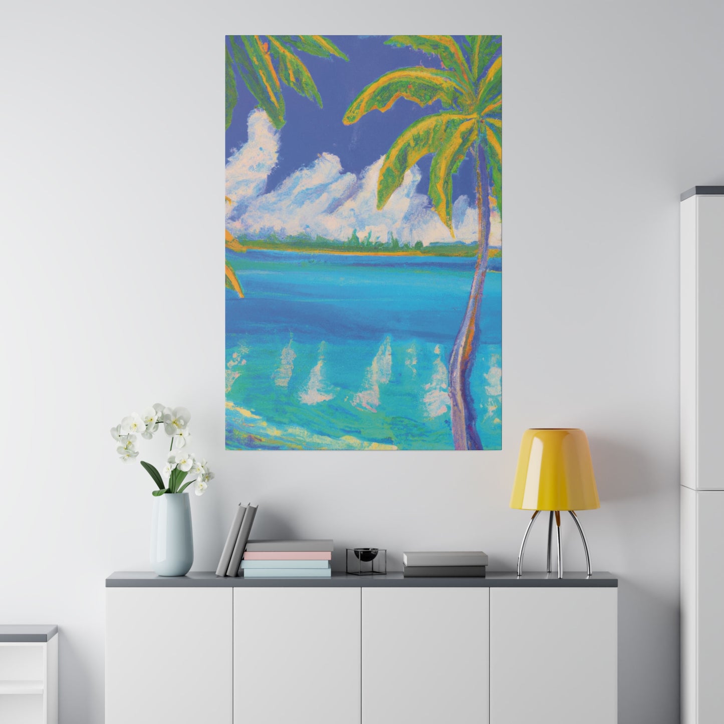 3054I - Bahamas Ocean Painting Print | Bahamas | Ocean | Beach | Poster | Home Decor | Wall Art | Canvas