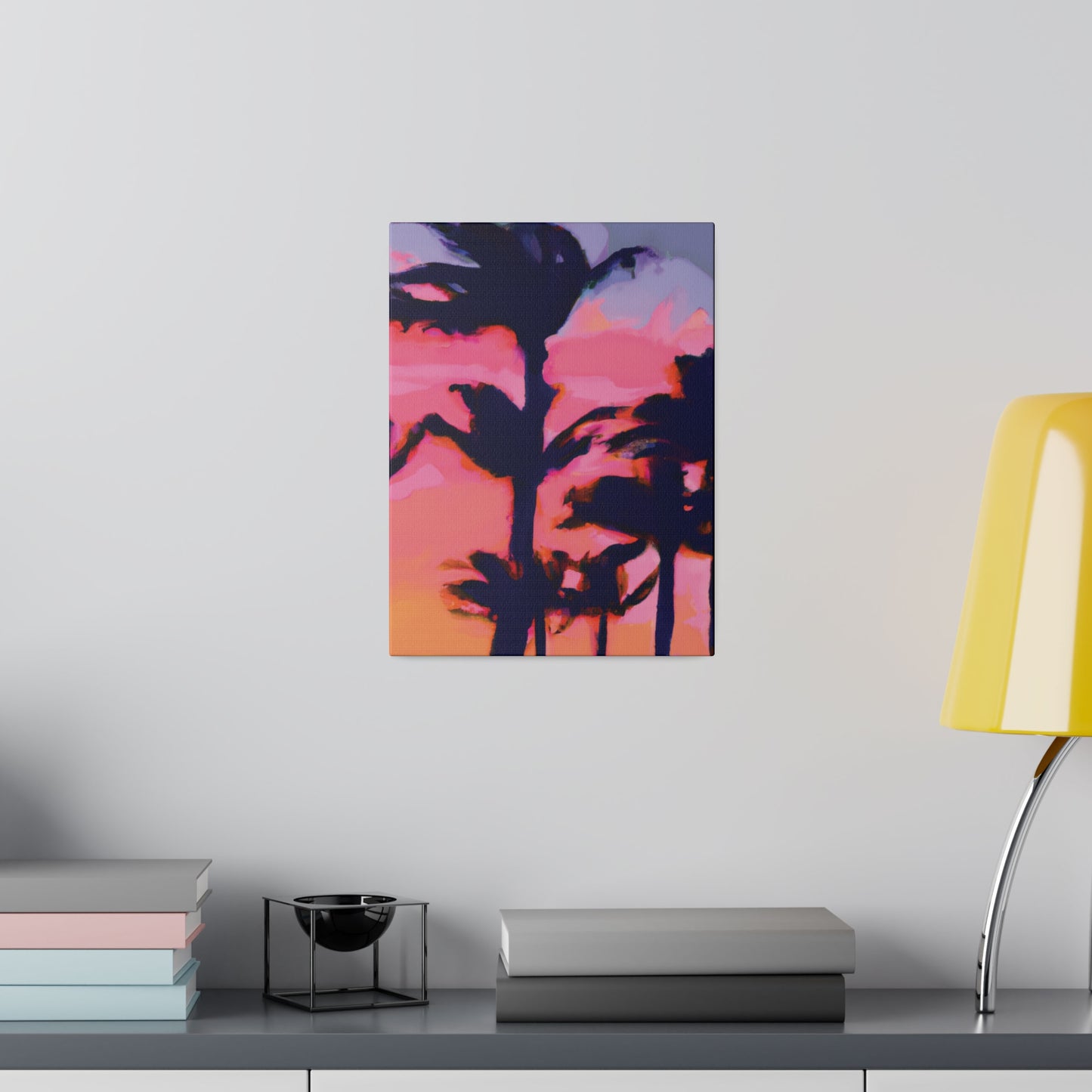 7993P - Miami Beach Sunset Painting Print | Miami | Beach | Sunset | Poster | Home Decor | Wall Art | Canvas