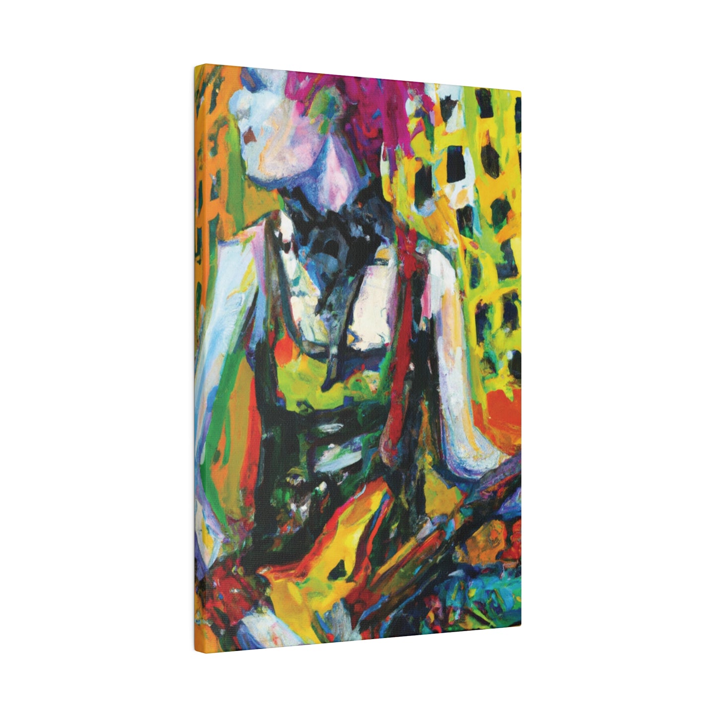 4793Z - Rockstar Oil Painting Style Print | Poster | Home Decor | Wall Art | Music Art | Canvas