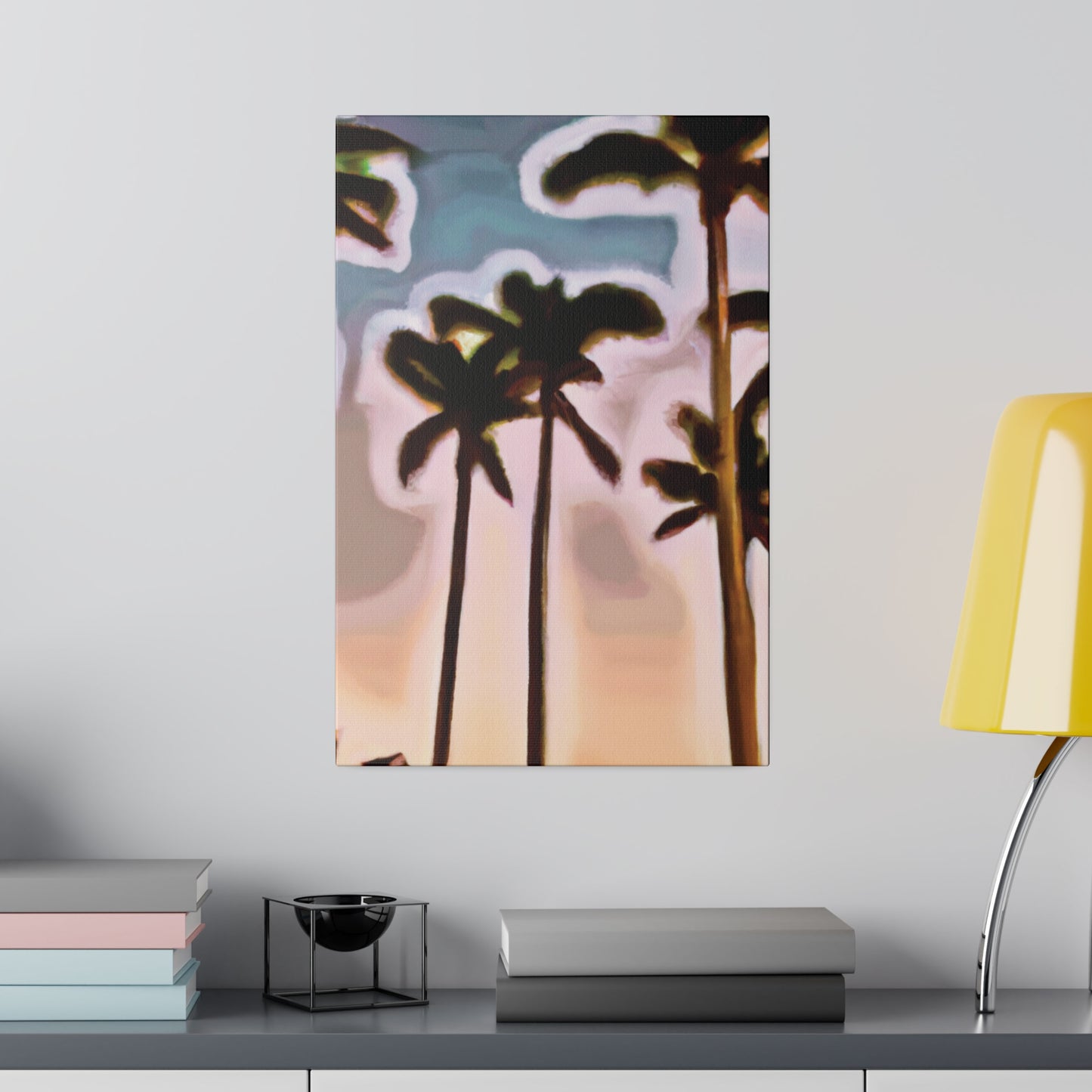 4828Q - Miami Beach Sunset Painting Print | Miami | Beach | Sunset | Poster | Home Decor | Wall Art | Canvas