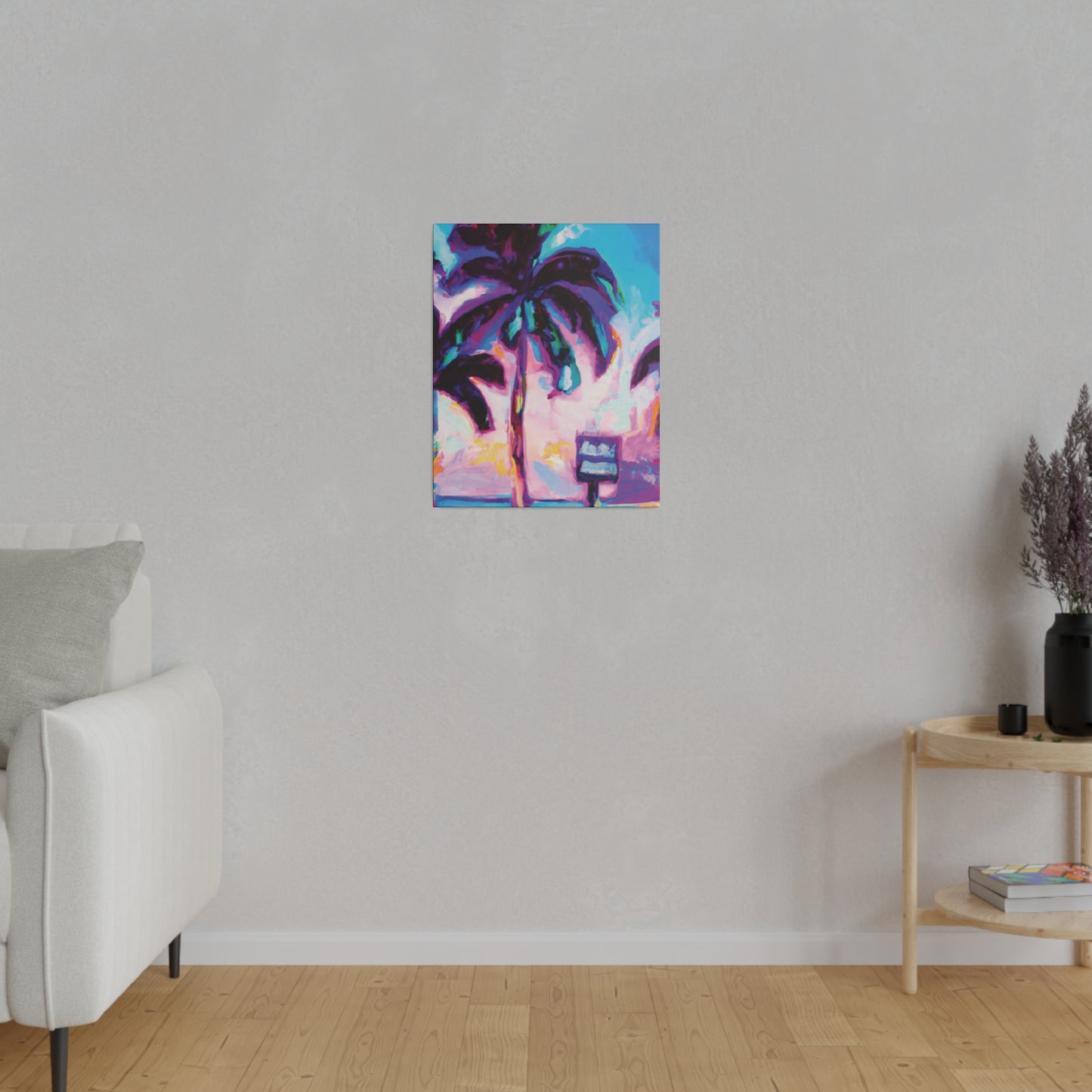 5753H - Miami Beach Sunset Painting Print | Miami | Beach | Sunset | Poster | Home Decor | Wall Art | Canvas